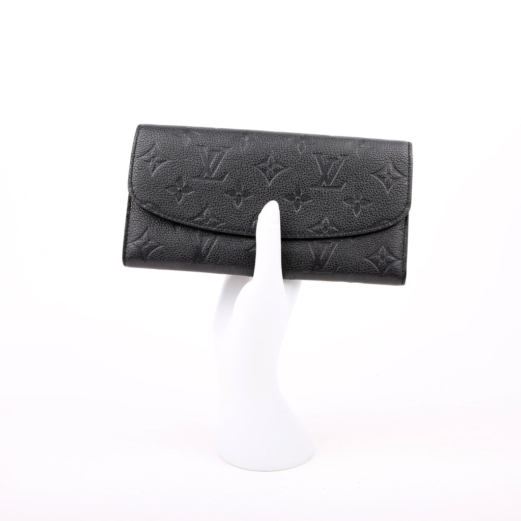 Emilie Wallet Empreinte Black