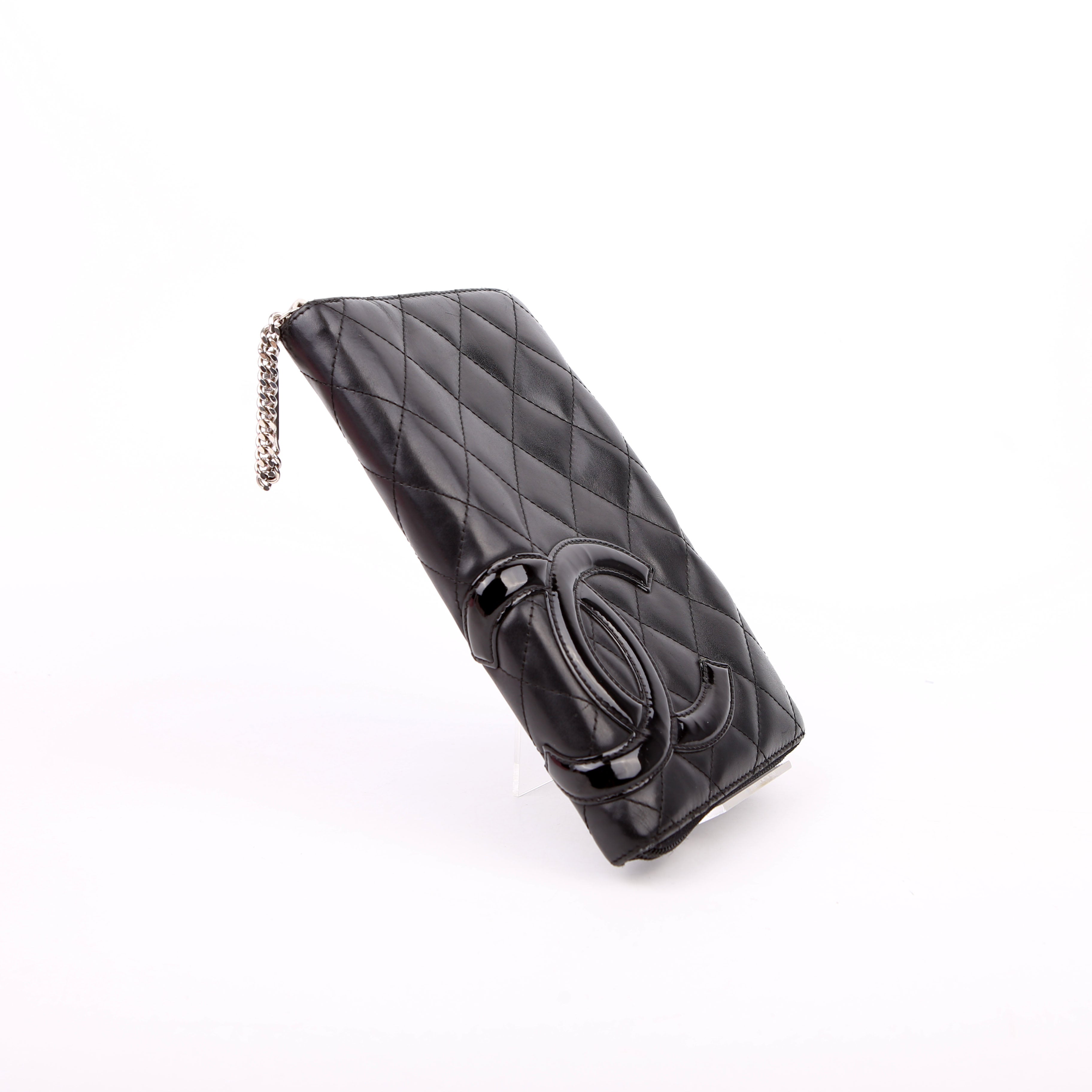 Cambon Ligne Zip Around Organizer Wallet Black