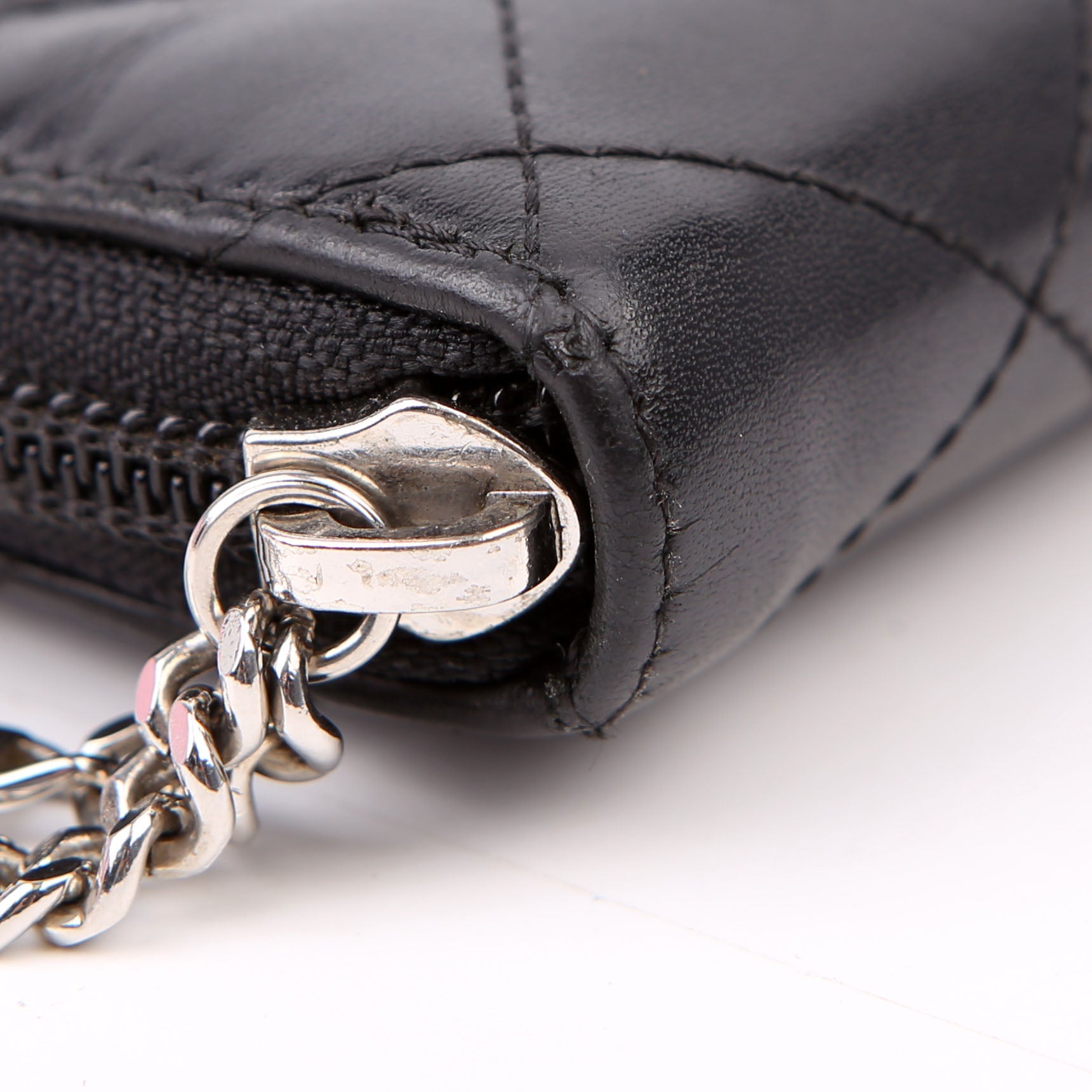 Cambon Ligne Zip Around Organizer Wallet Black