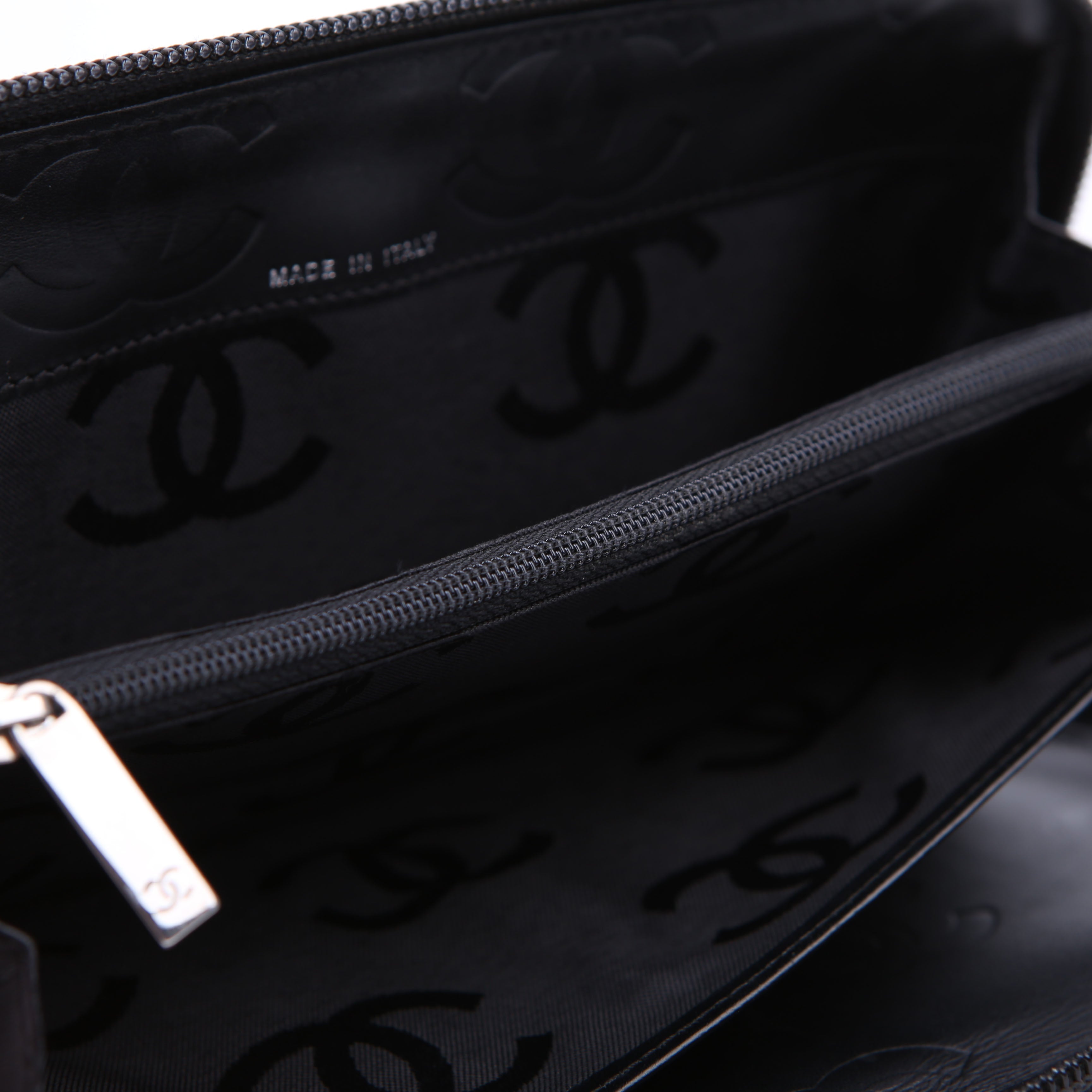 Cambon Ligne Zip Around Organizer Wallet Black