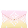 Kirigami Pouch Large By the Pool Pink/Yellow