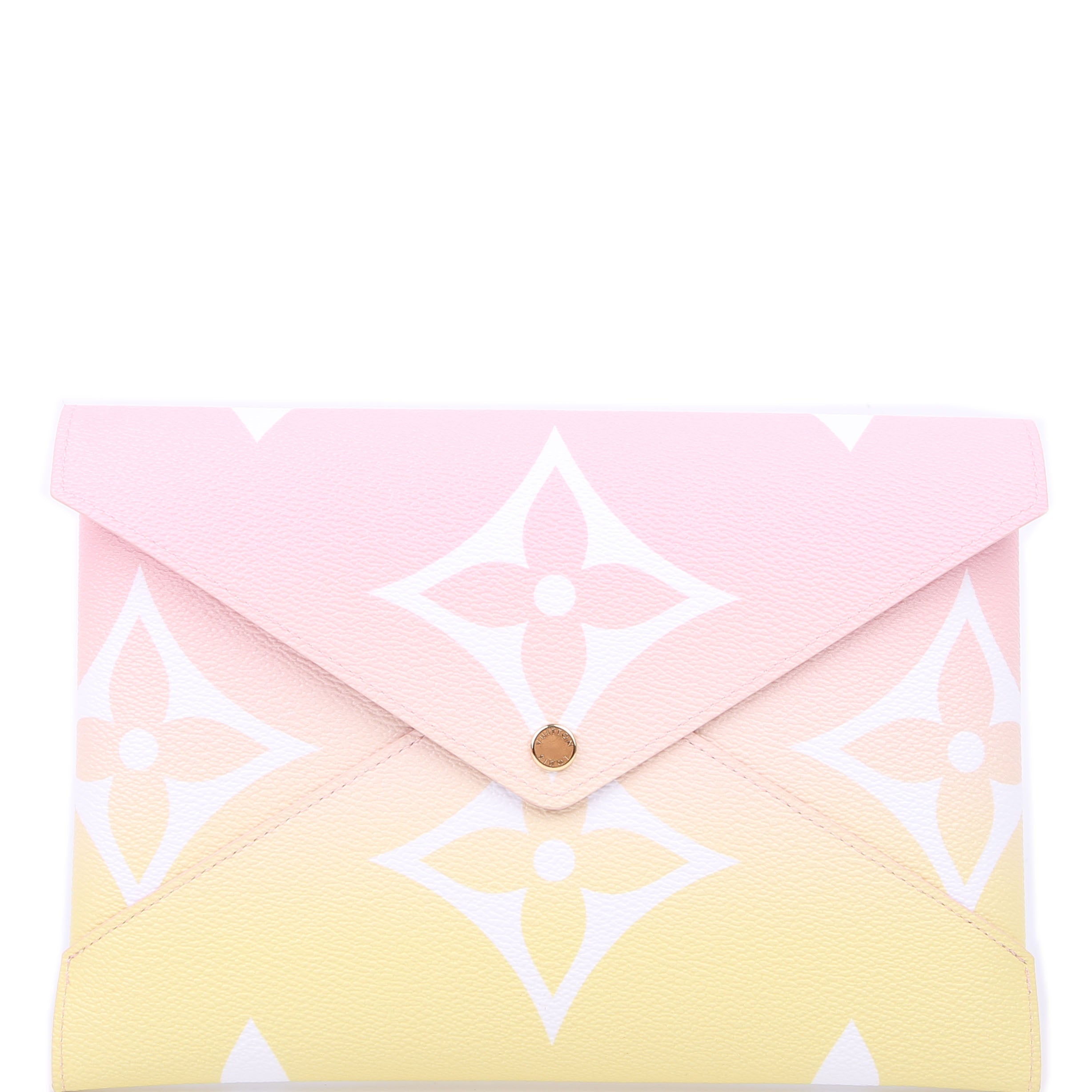 Kirigami Pouch Large By the Pool Pink/Yellow