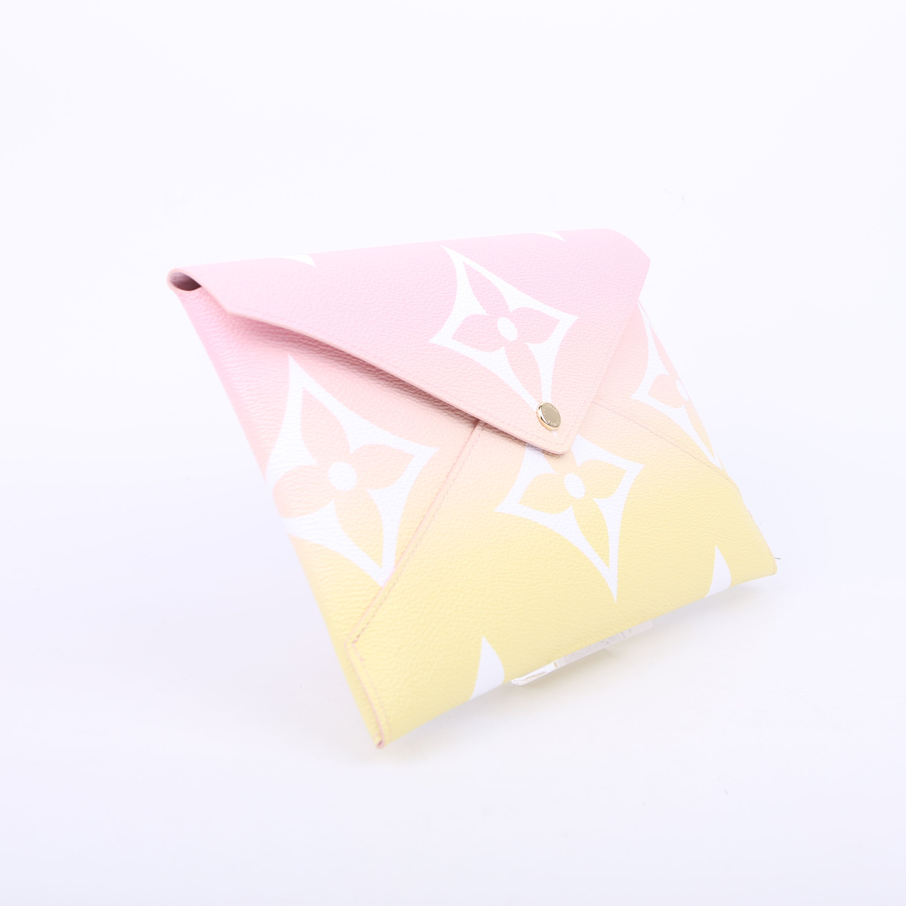 Kirigami Pouch Large By the Pool Pink/Yellow