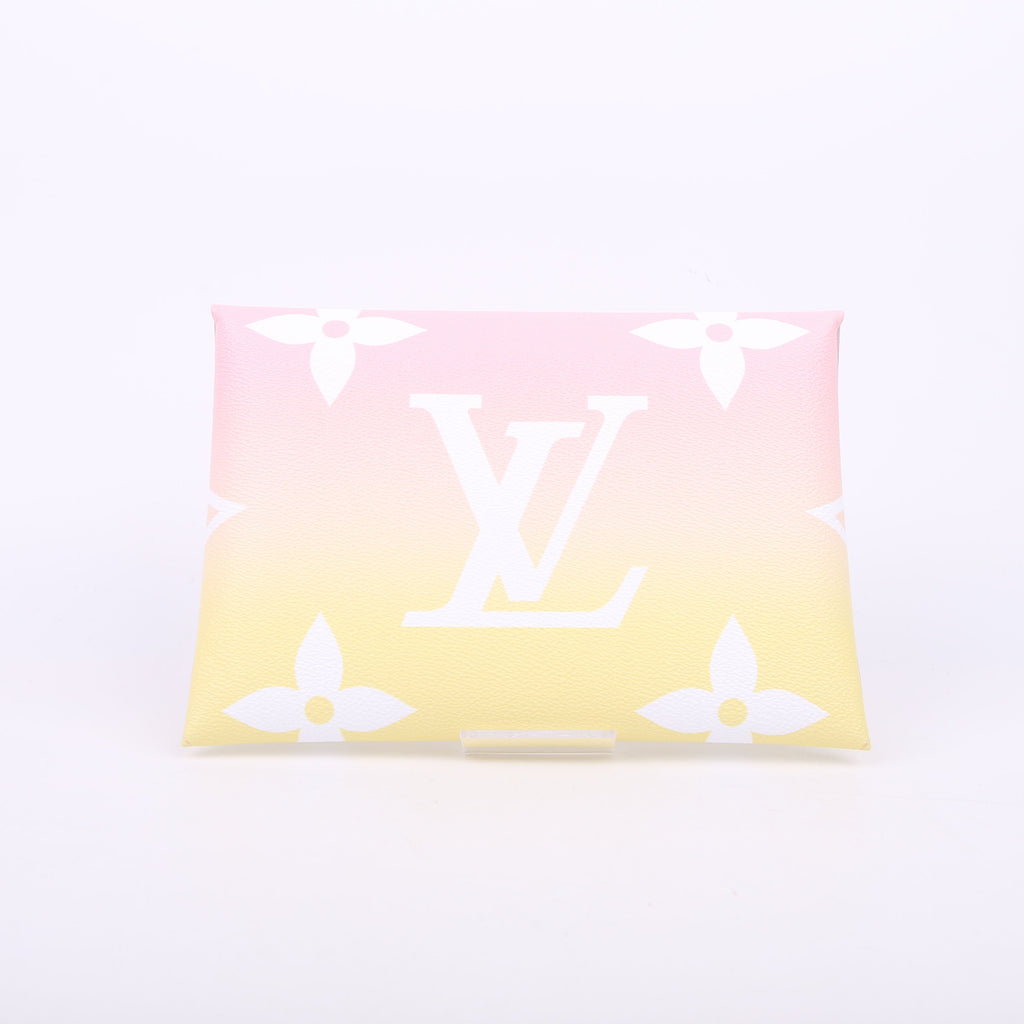 Kirigami Pouch Large By the Pool Pink/Yellow