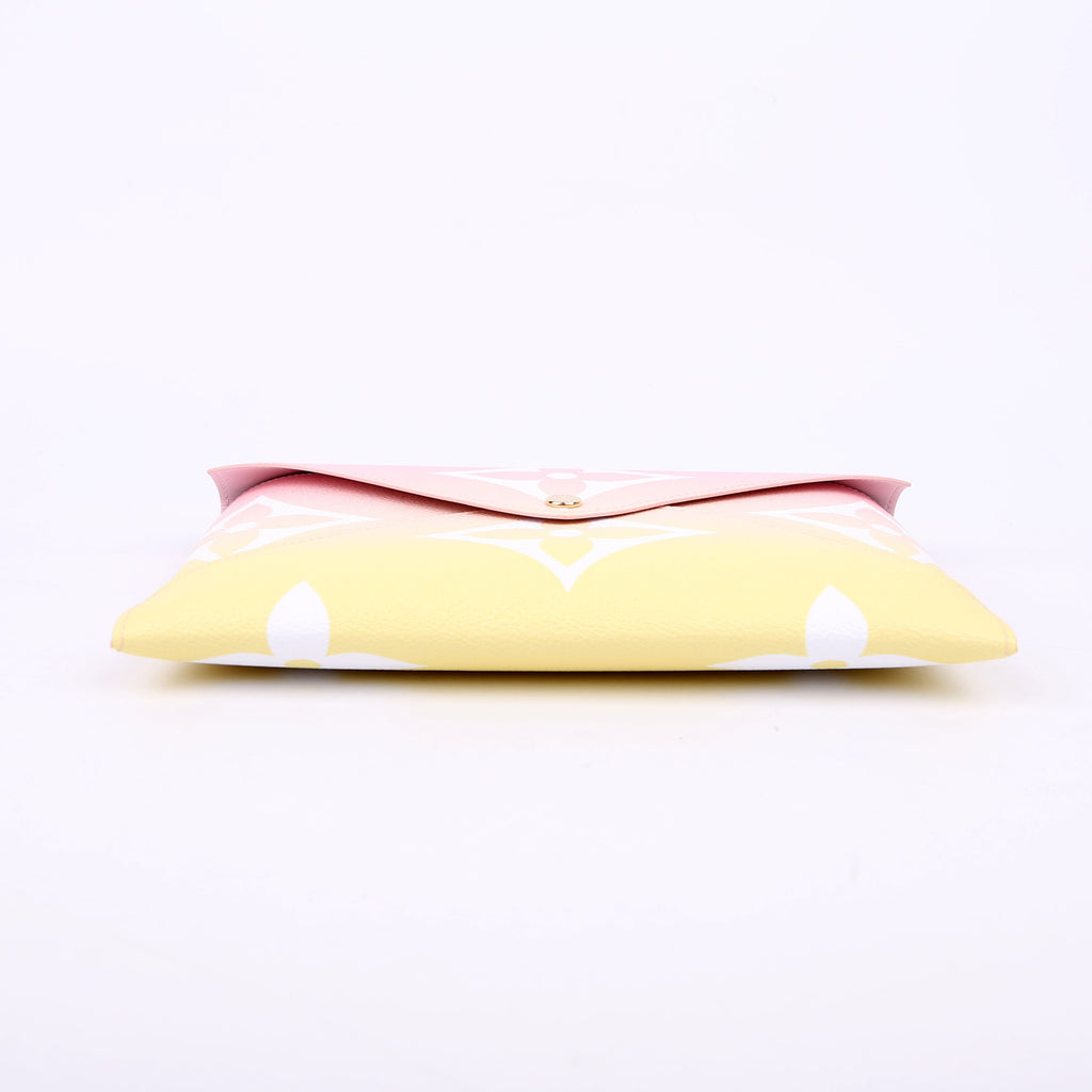 Kirigami Pouch Large By the Pool Pink/Yellow