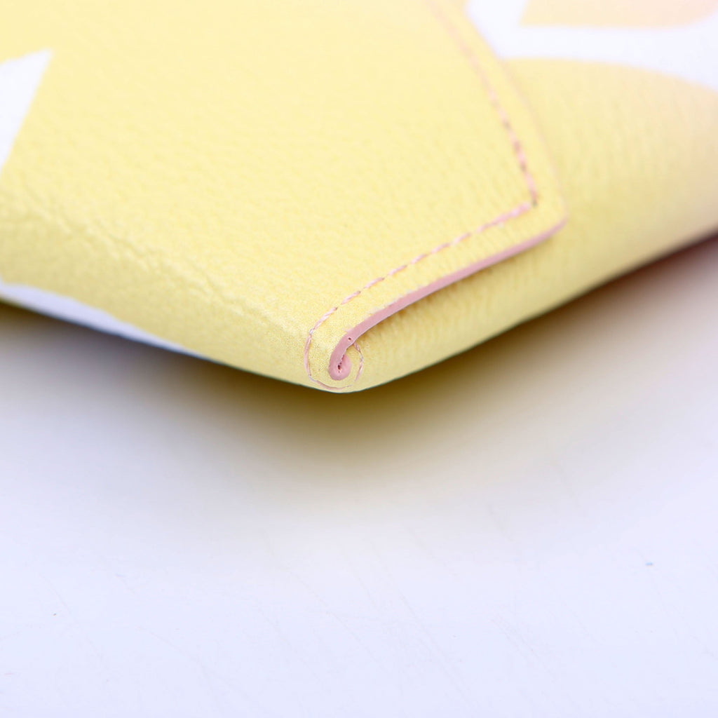 Kirigami Pouch Large By the Pool Pink/Yellow