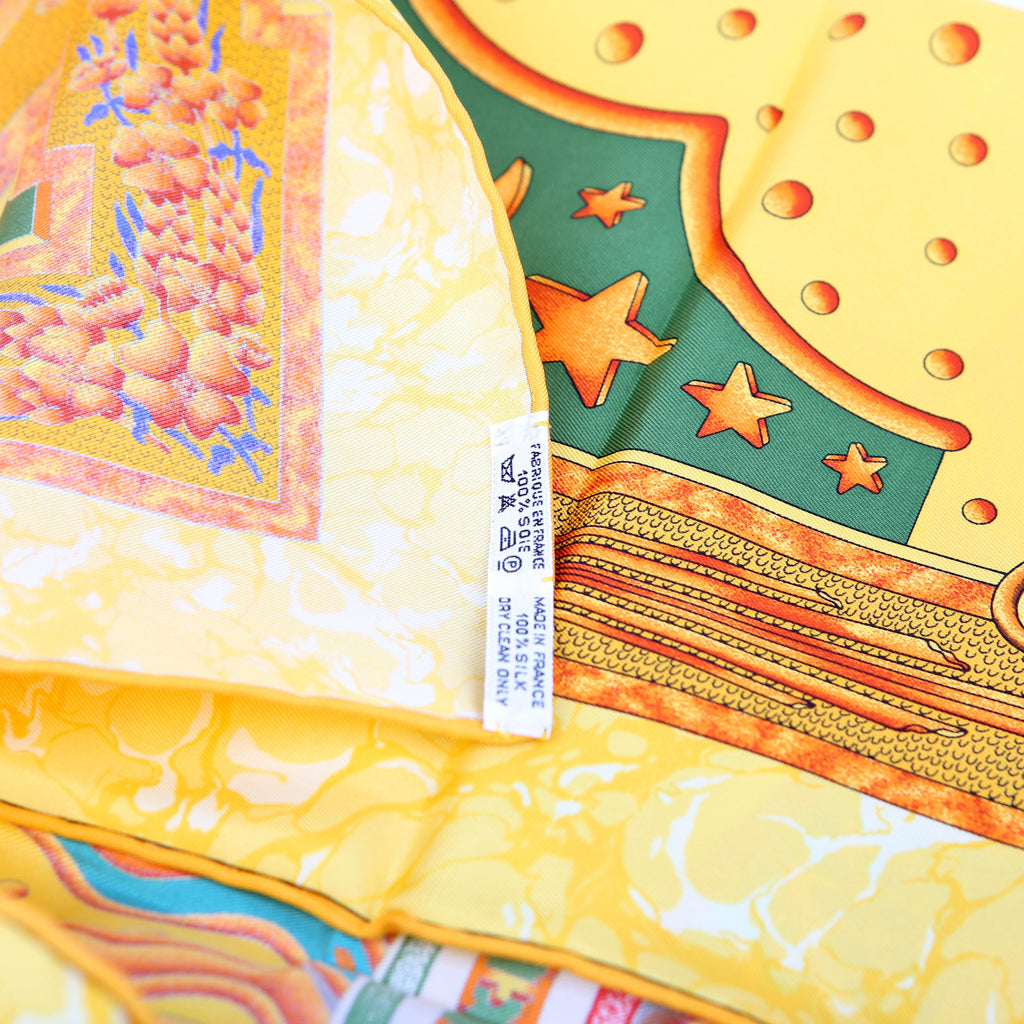 Hermes Carpe Diem Silk Scarf