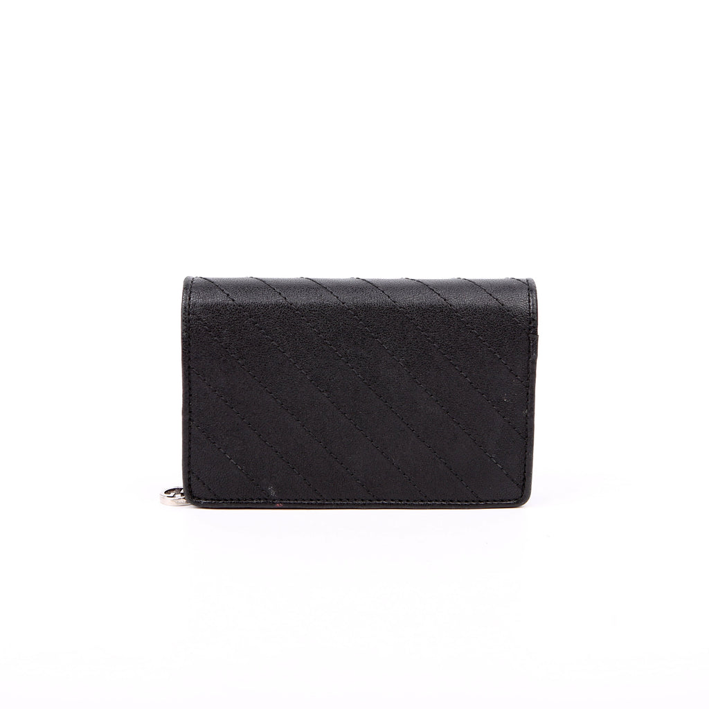 Gucci 760336 Blondie Leather Compact Wallet Black