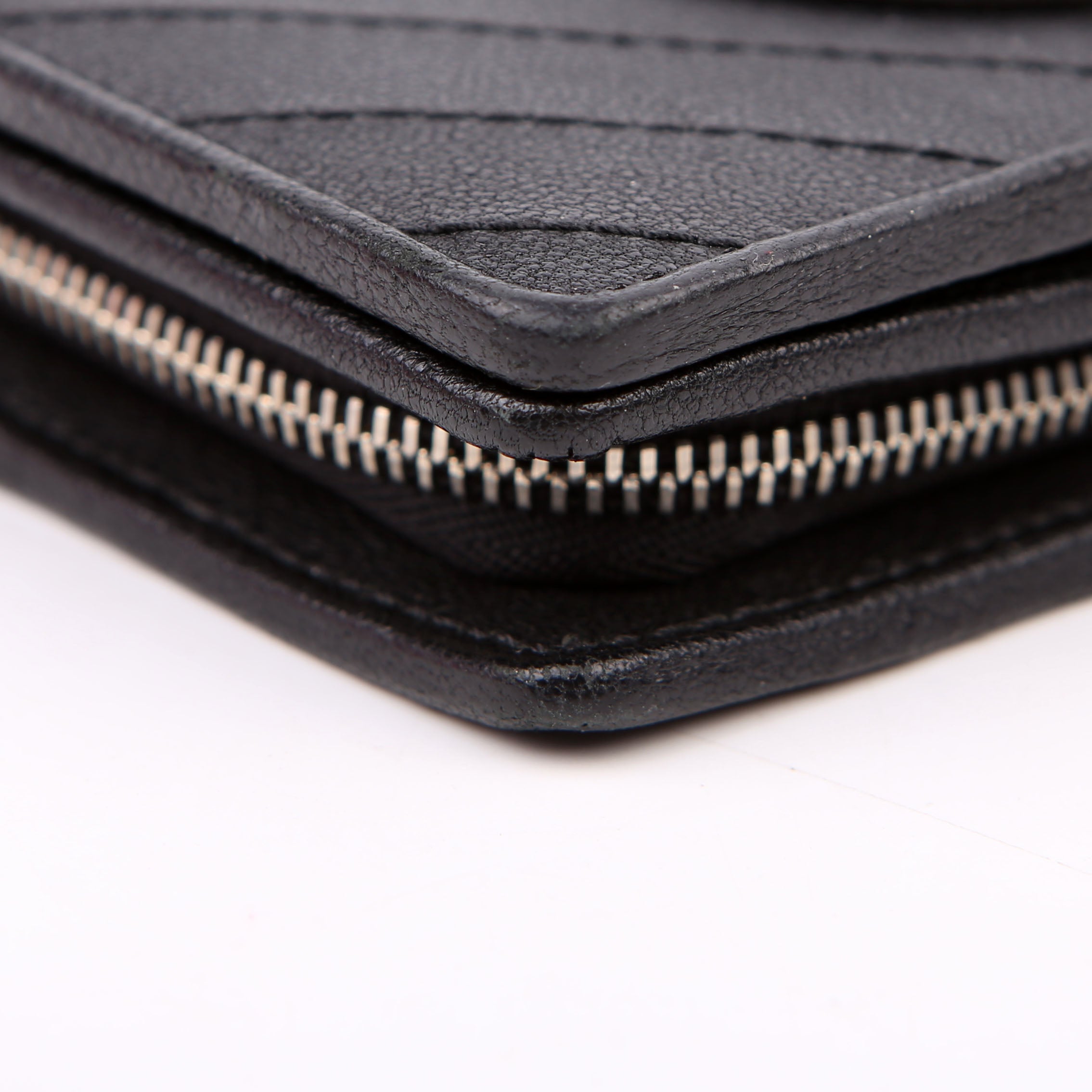 Gucci 760336 Blondie Leather Compact Wallet Black