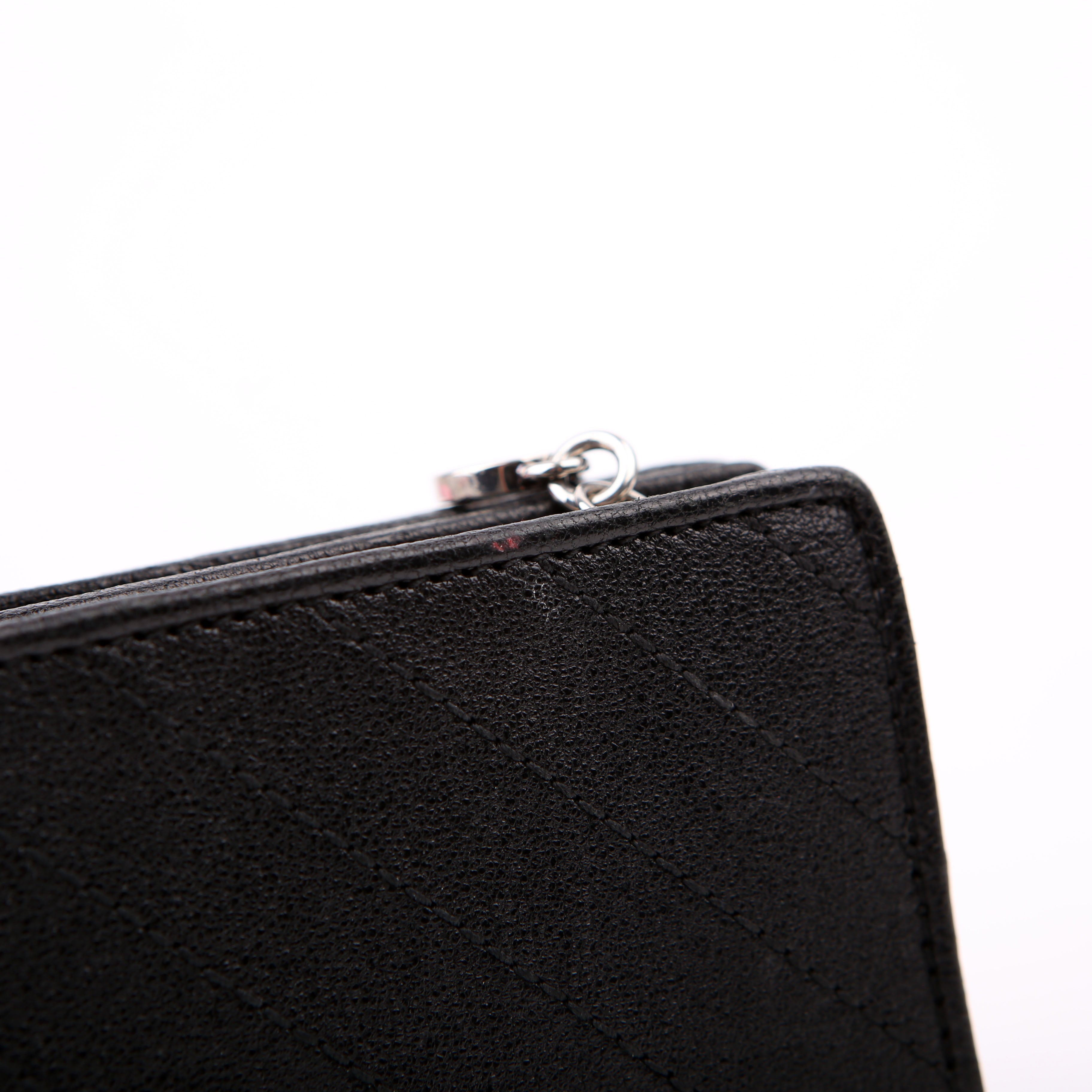 Gucci 760336 Blondie Leather Compact Wallet Black