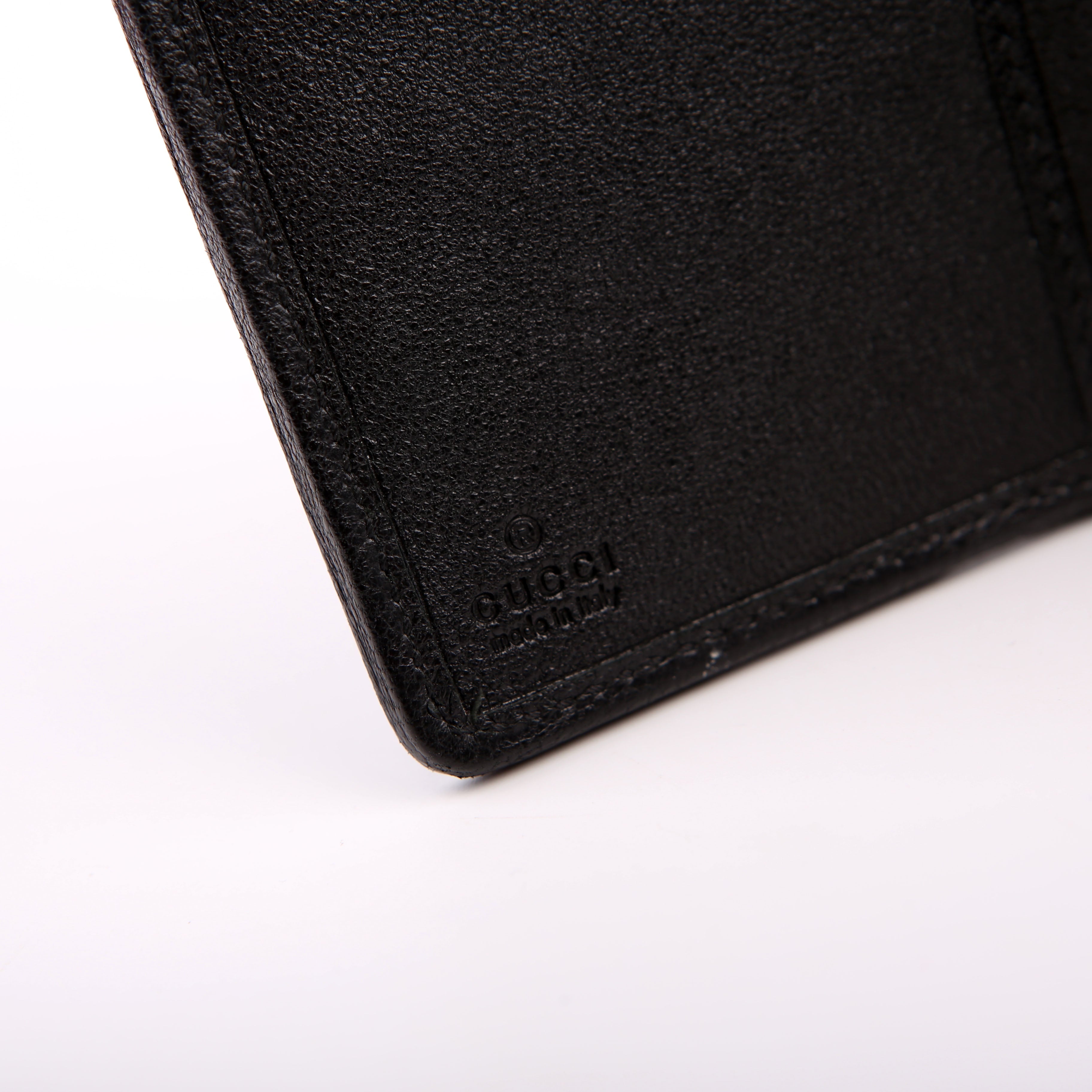 Gucci 760336 Blondie Leather Compact Wallet Black