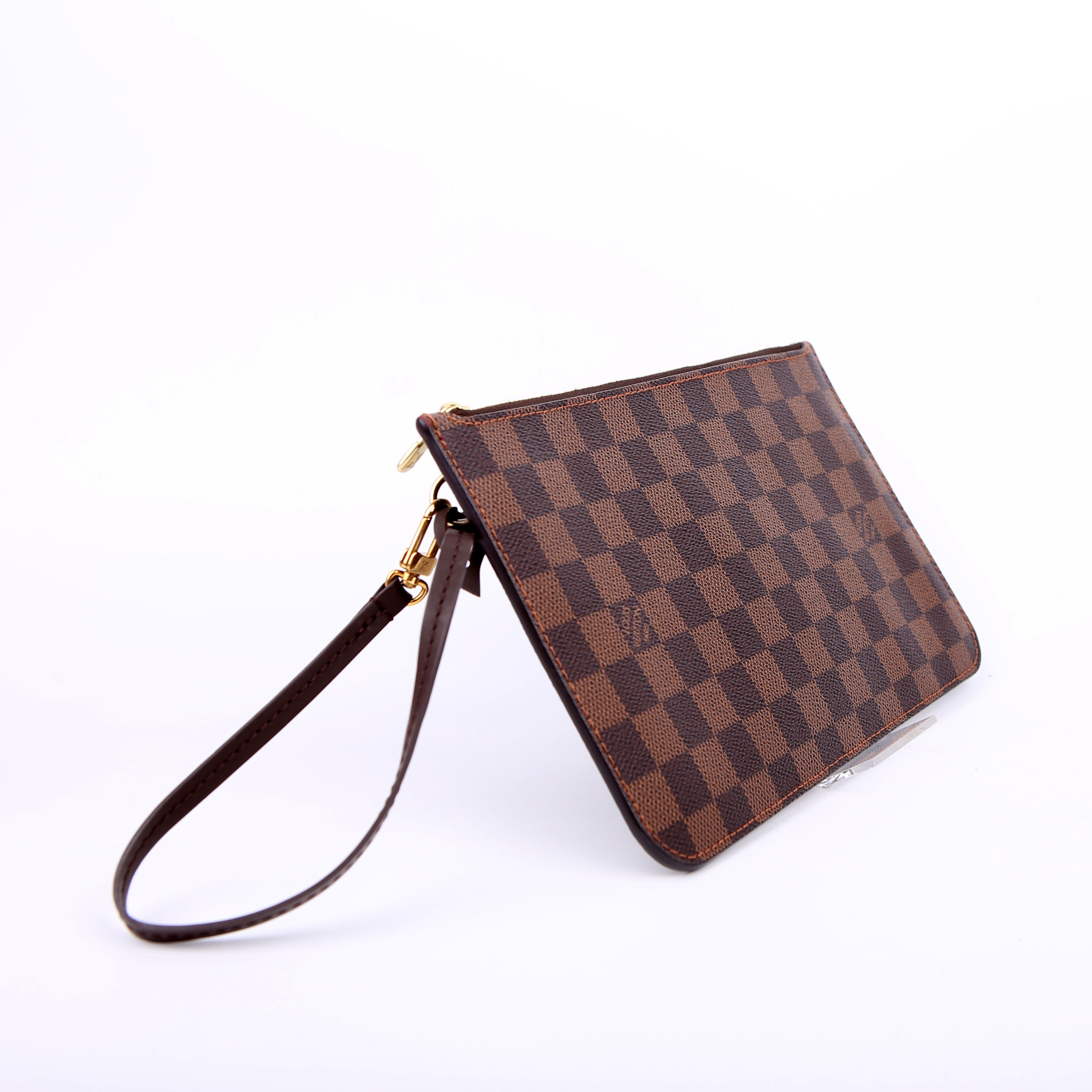 Pochette Only Damier Ebene Neverfull Red