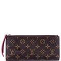 Adele Wallet Monogram Berry