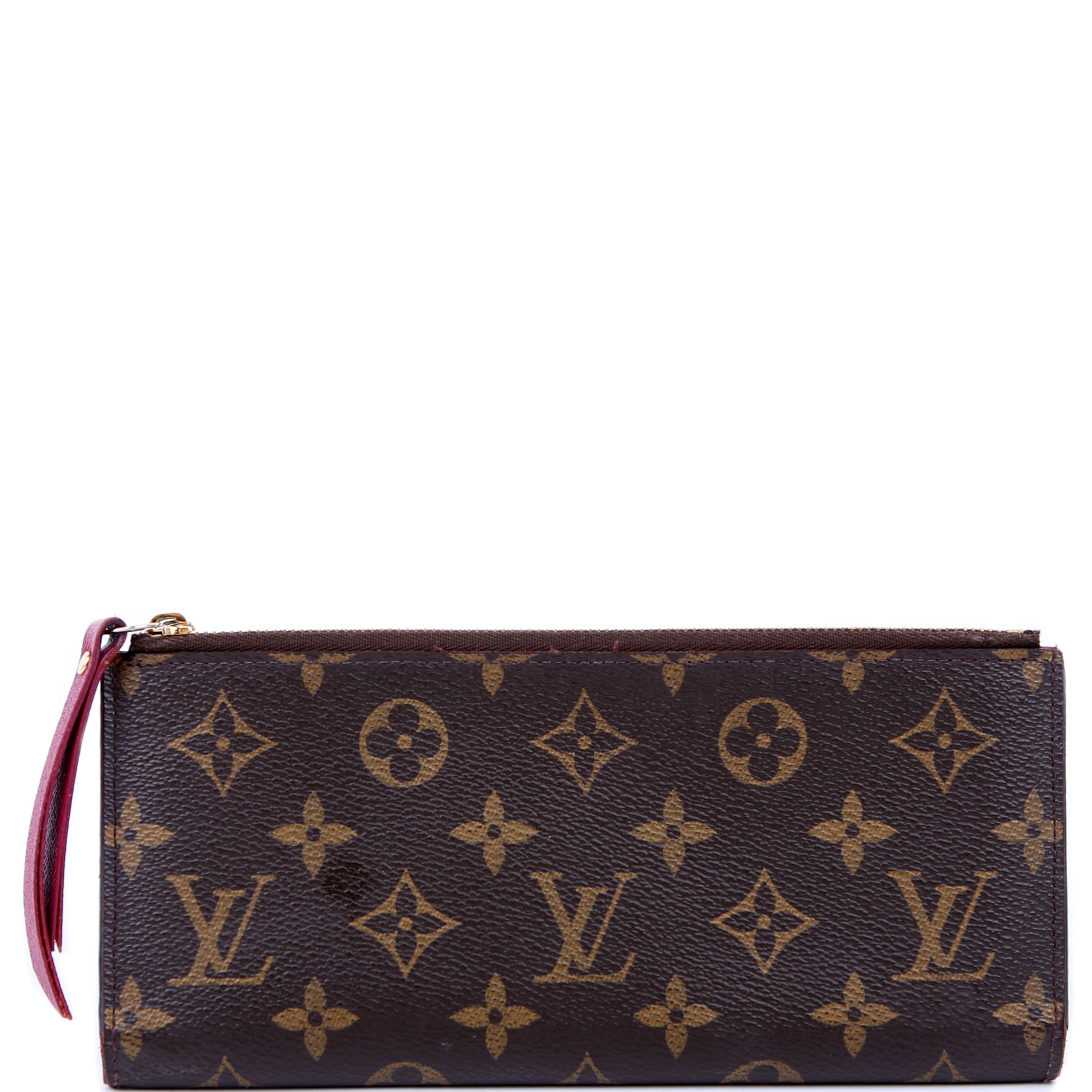 Adele Wallet Monogram Berry
