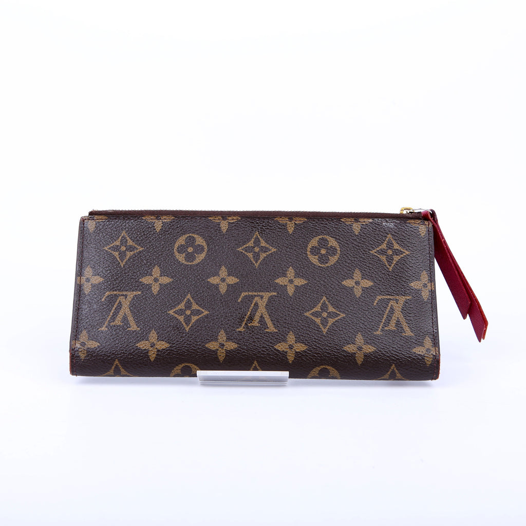 Adele Wallet Monogram Berry