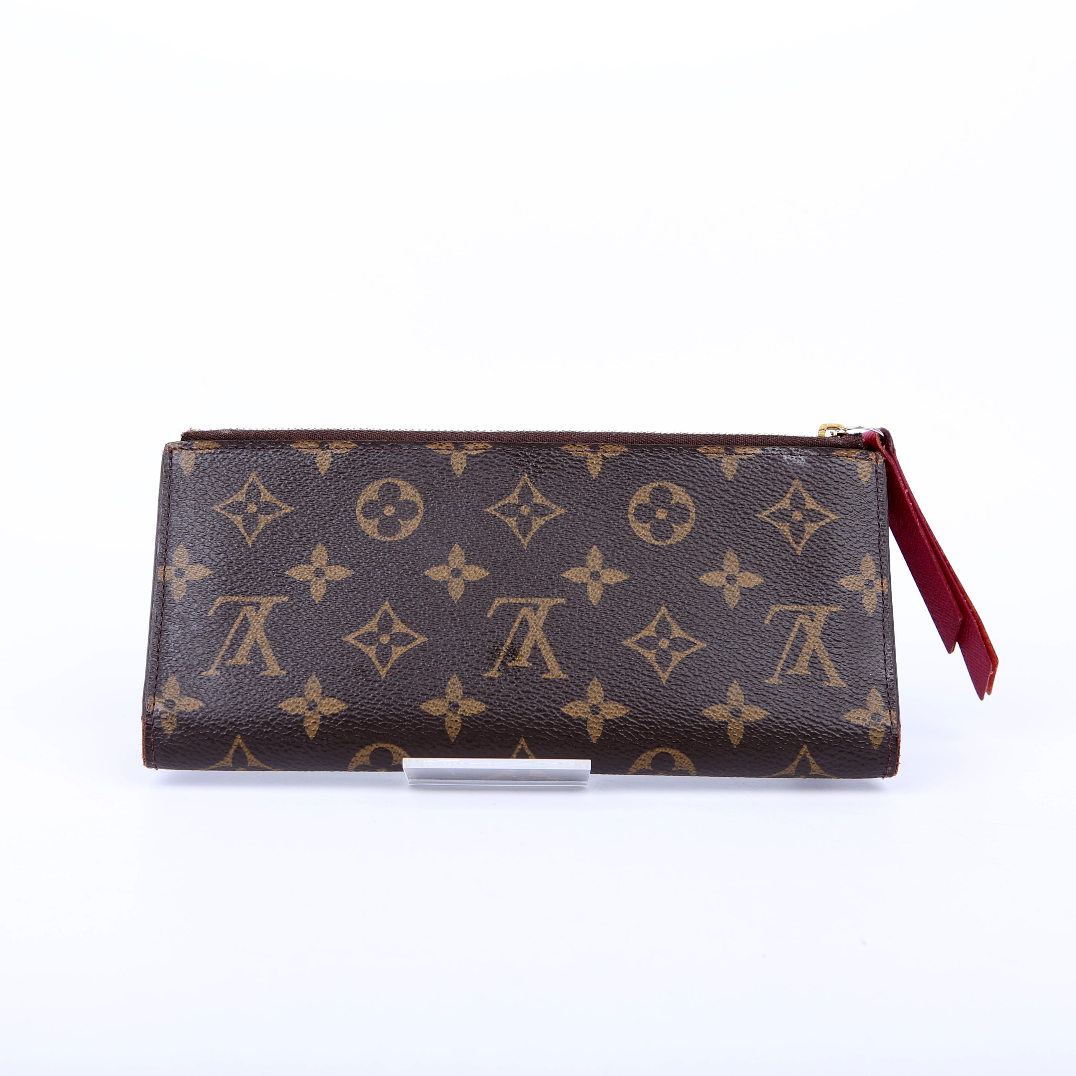 Adele Wallet Monogram Berry