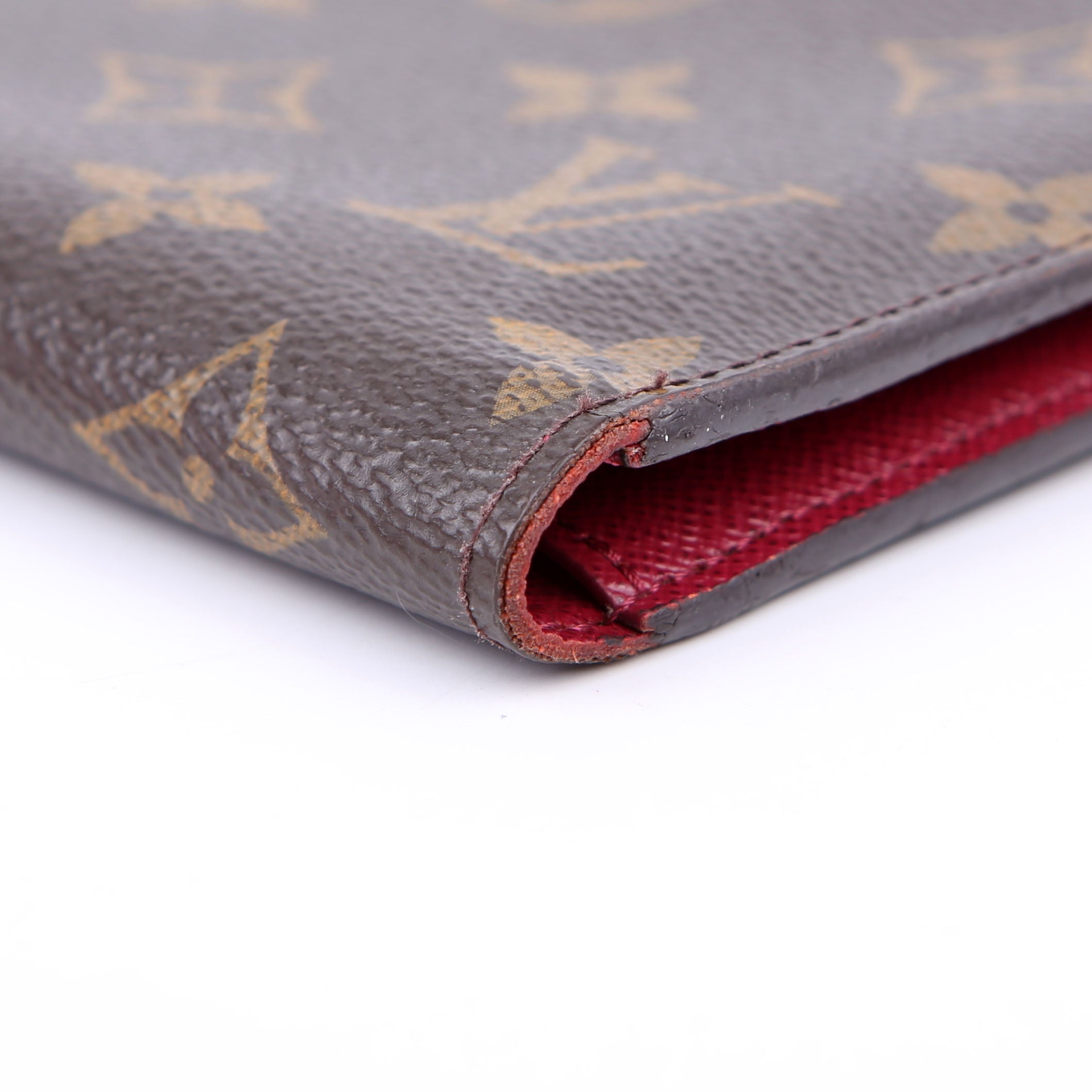 Adele Wallet Monogram Berry