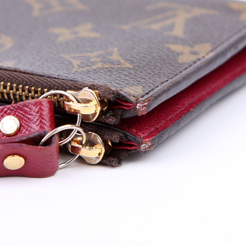 Adele Wallet Monogram Berry