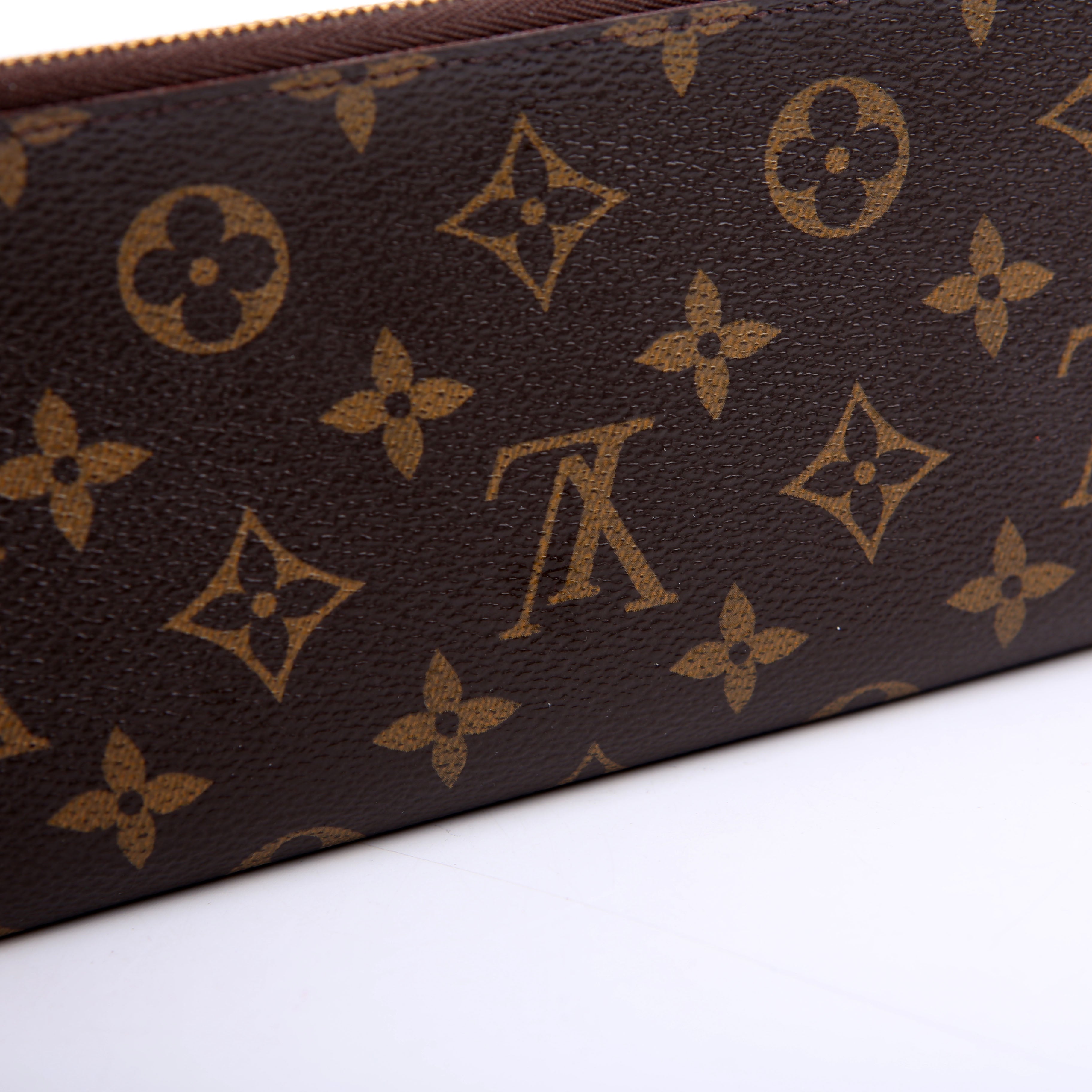 Adele Wallet Monogram Berry