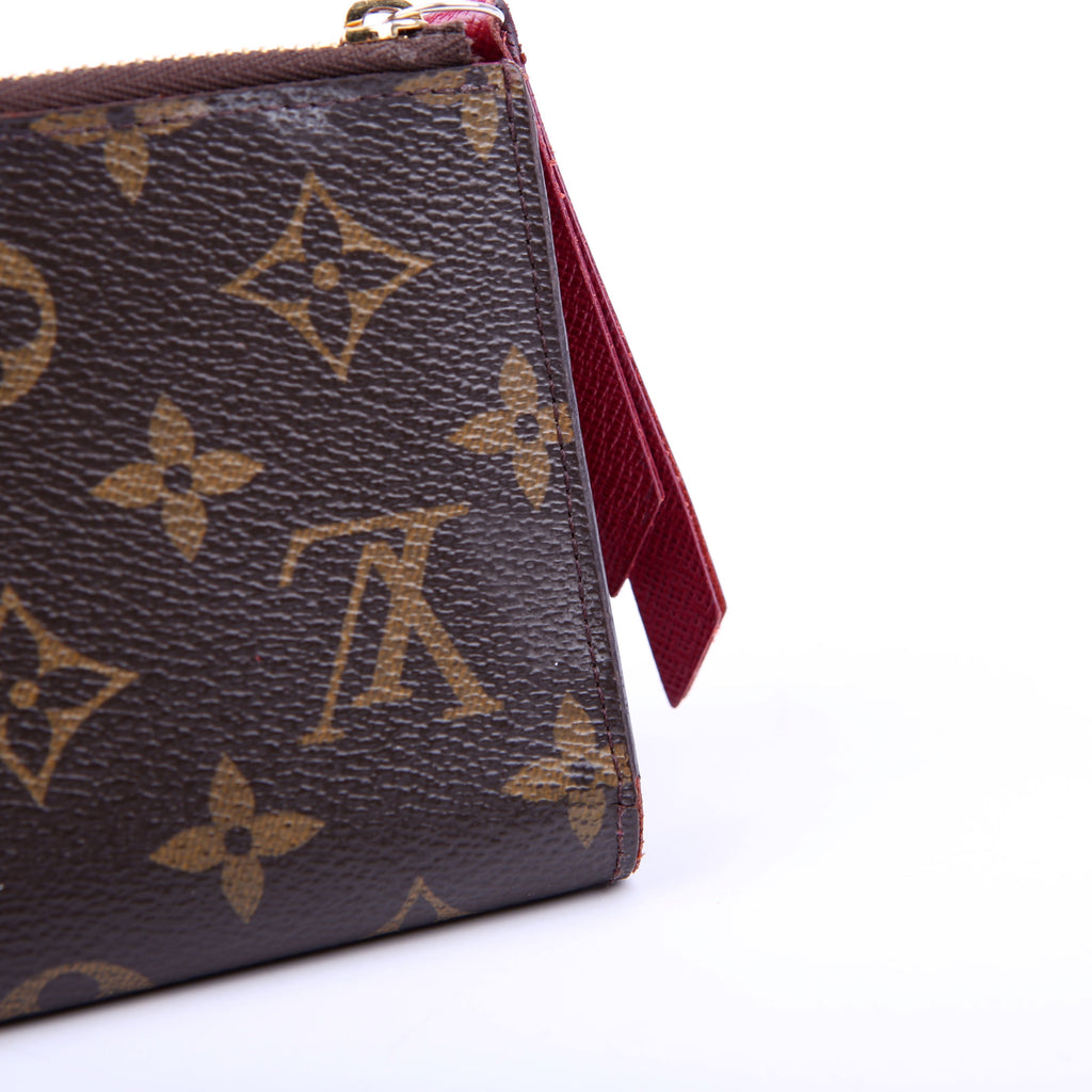 Adele Wallet Monogram Berry