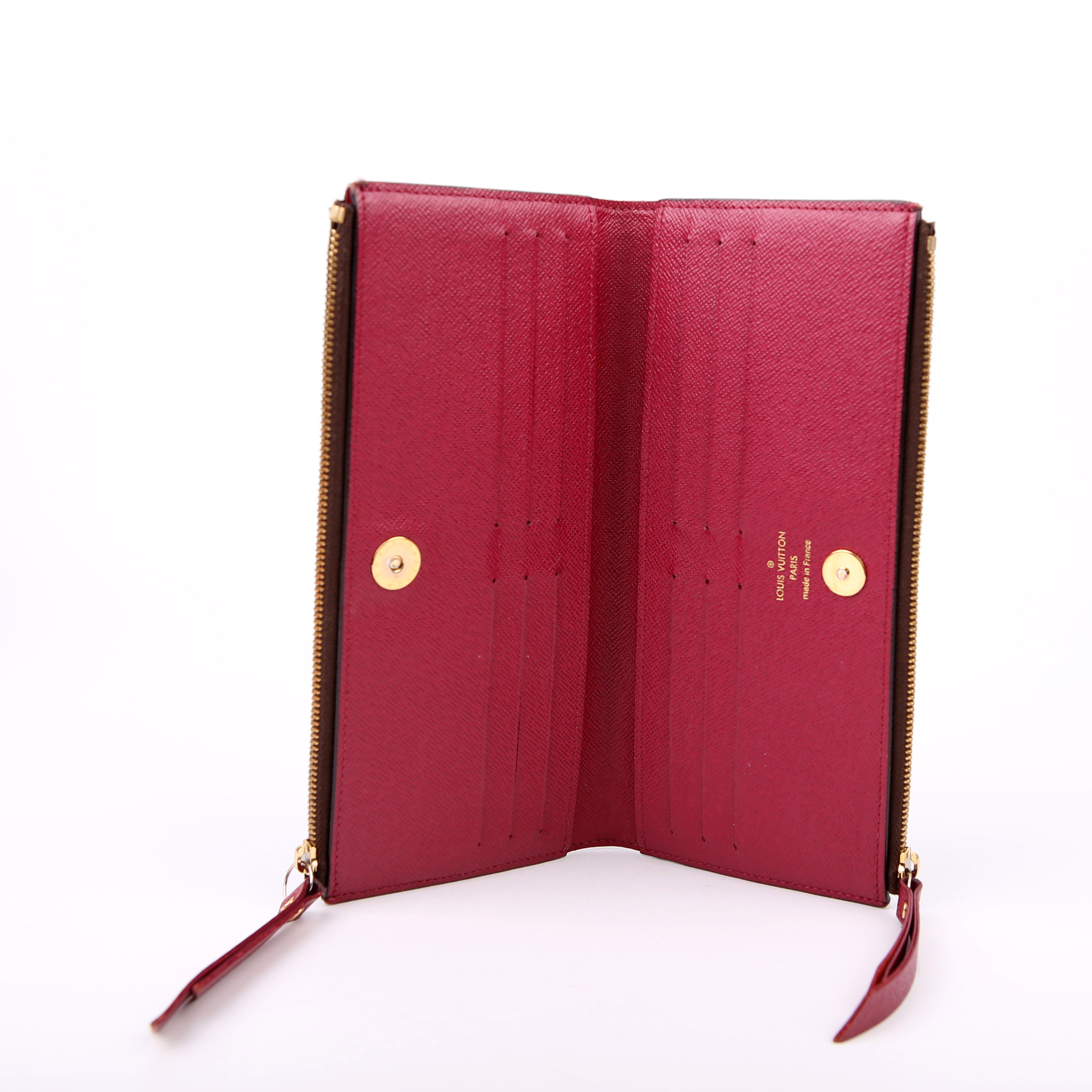 Adele Wallet Monogram Berry