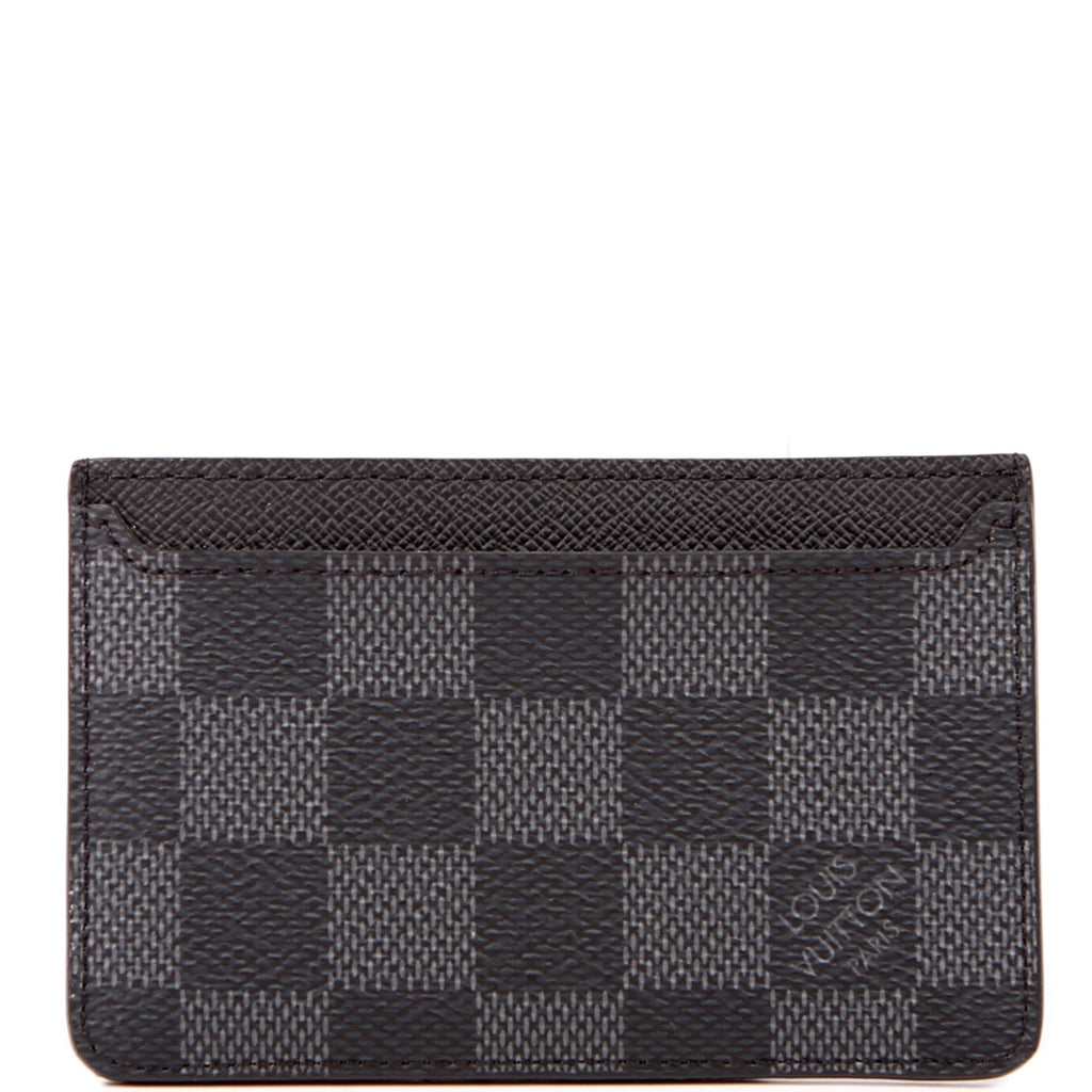 Neo Porte Cartes Card Holder Damier Graphite