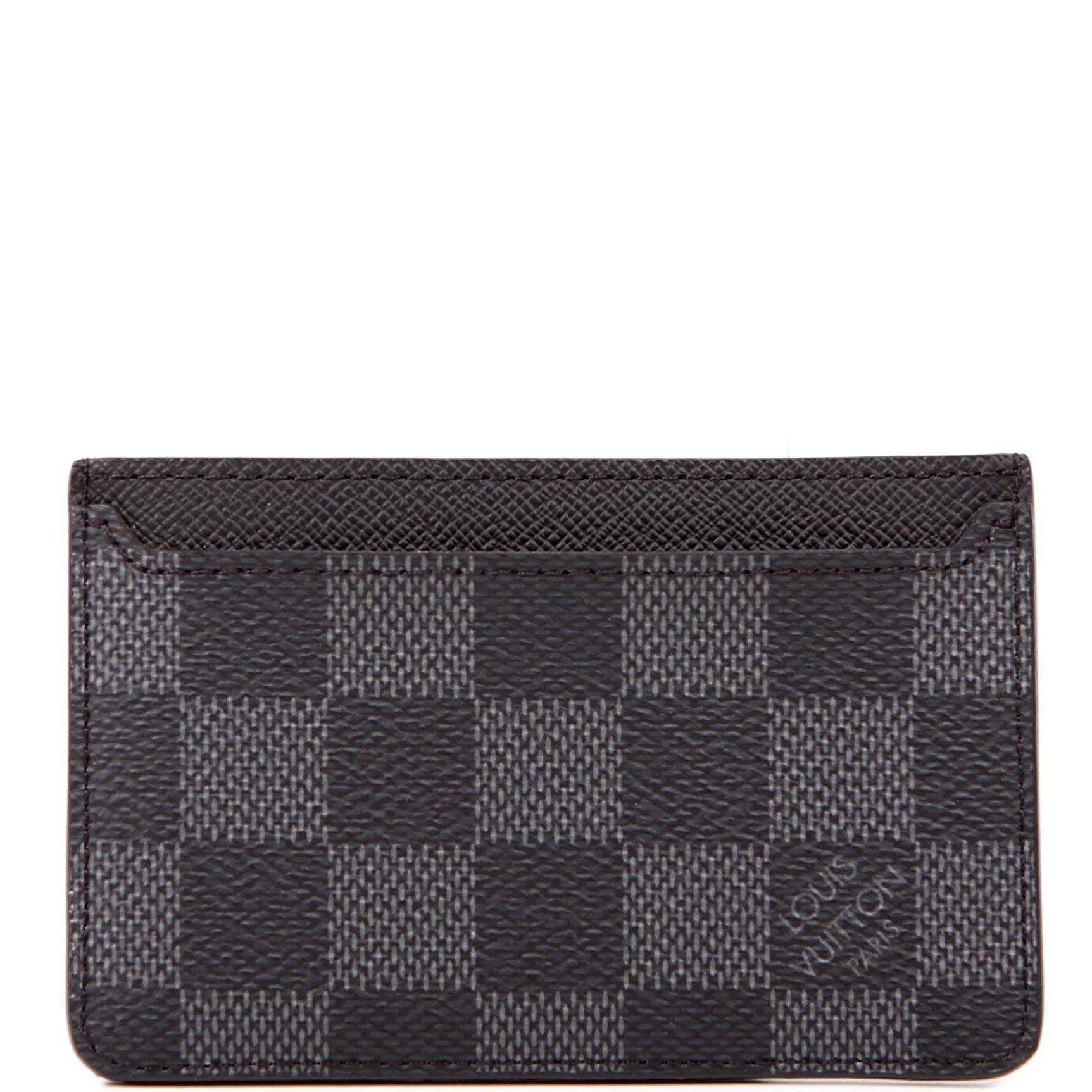 Neo Porte Cartes Card Holder Damier Graphite
