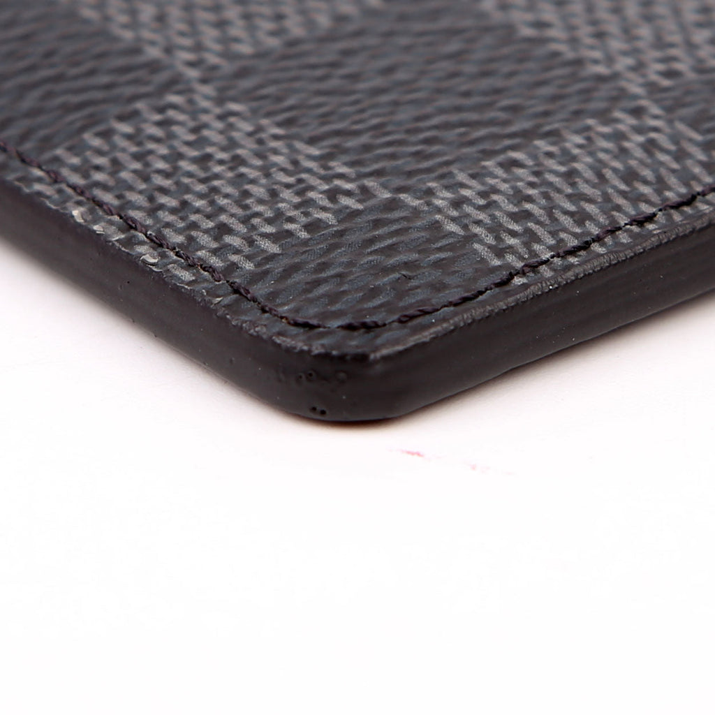 Neo Porte Cartes Card Holder Damier Graphite