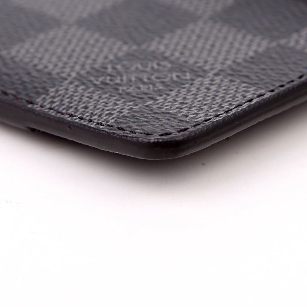 Neo Porte Cartes Card Holder Damier Graphite
