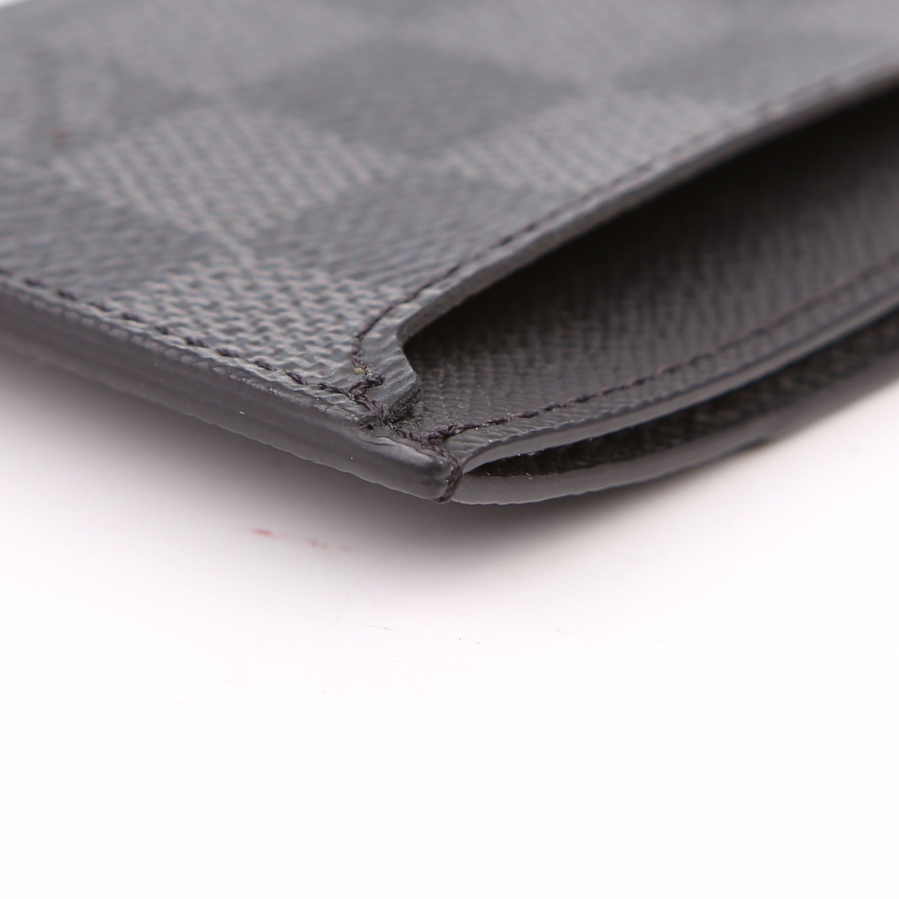 Neo Porte Cartes Card Holder Damier Graphite