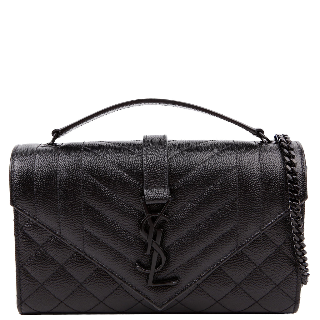 Envelope Small Triquilt Black