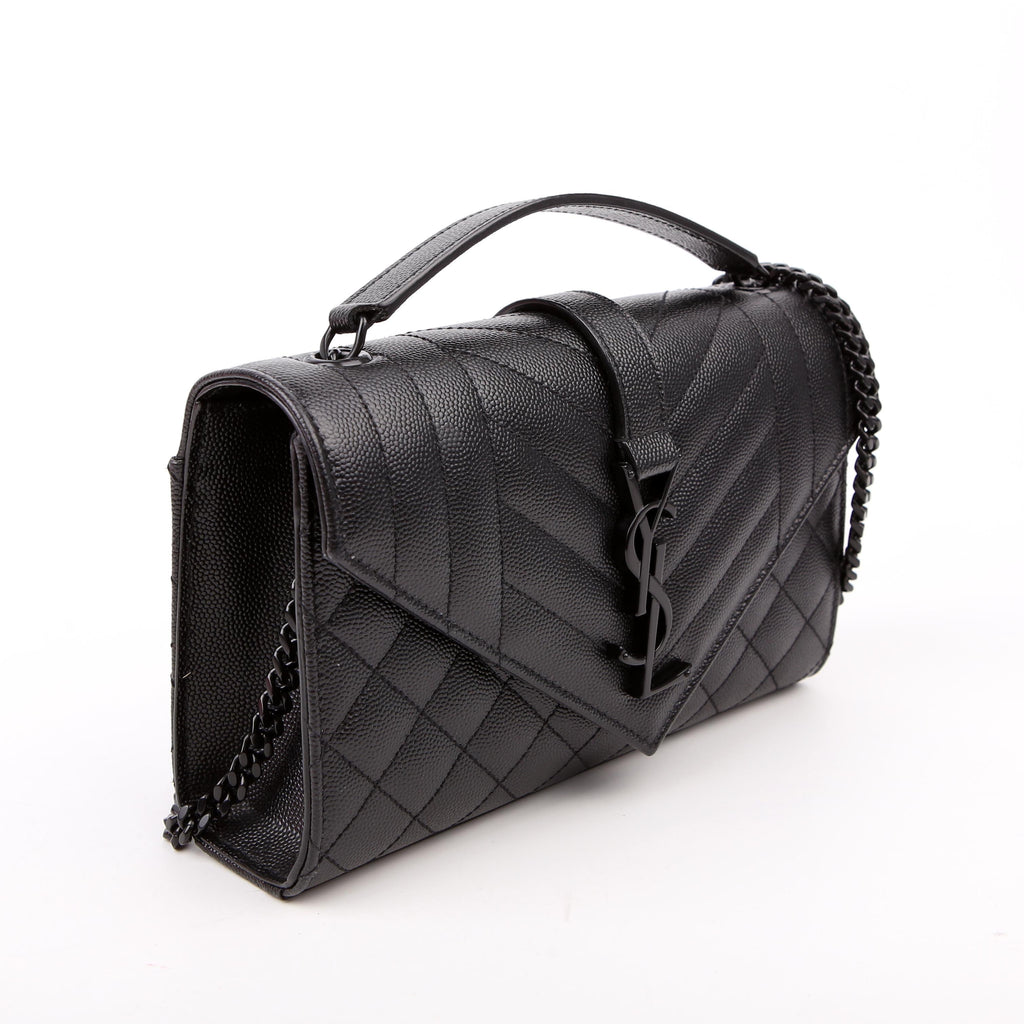 Envelope Small Triquilt Black