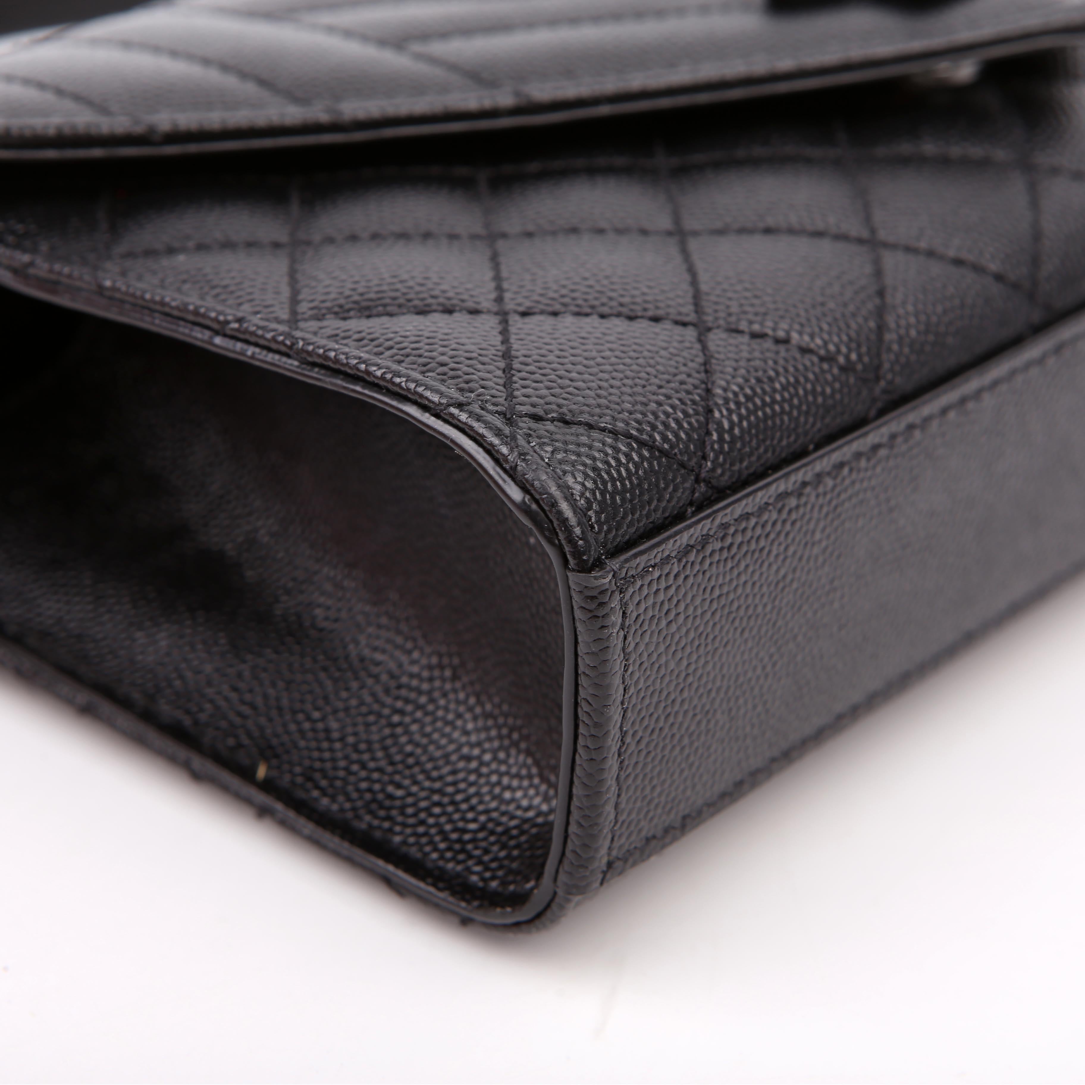 Envelope Small Triquilt Black