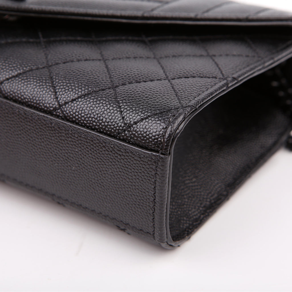 Envelope Small Triquilt Black