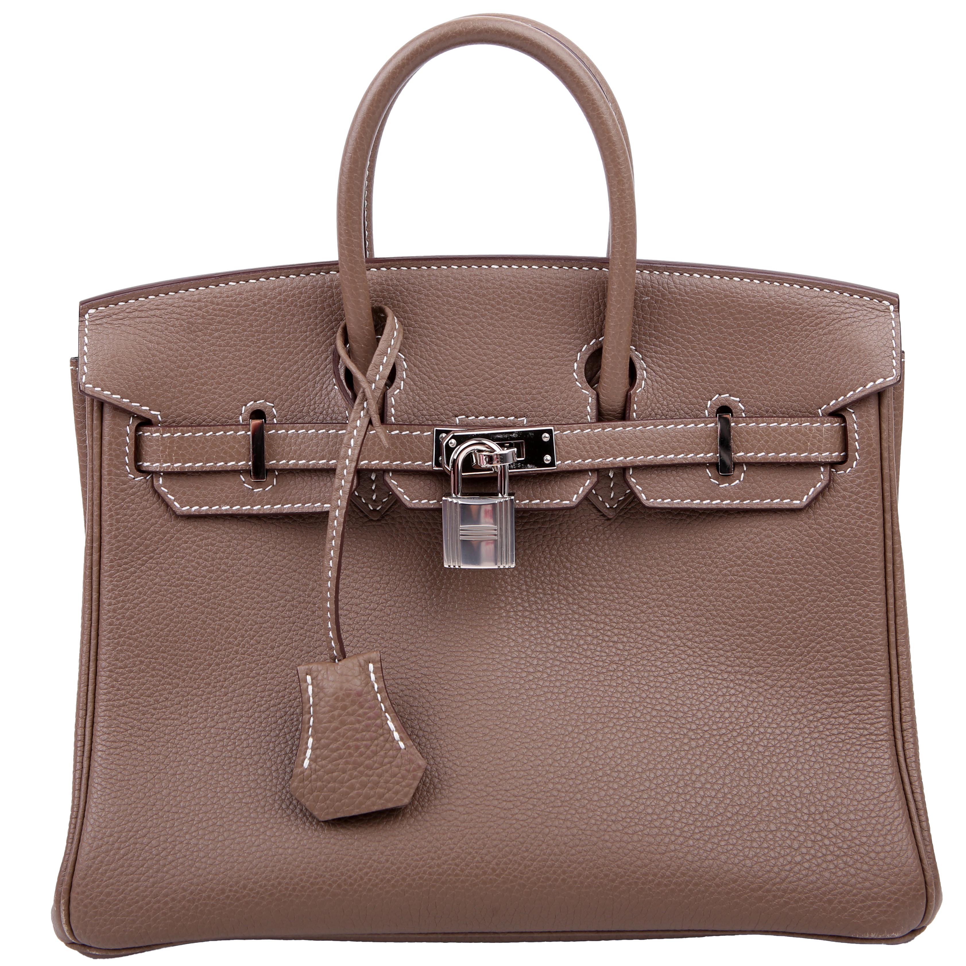 Hermes Birkin 25 Togo 2019 Etoupe/Palladium