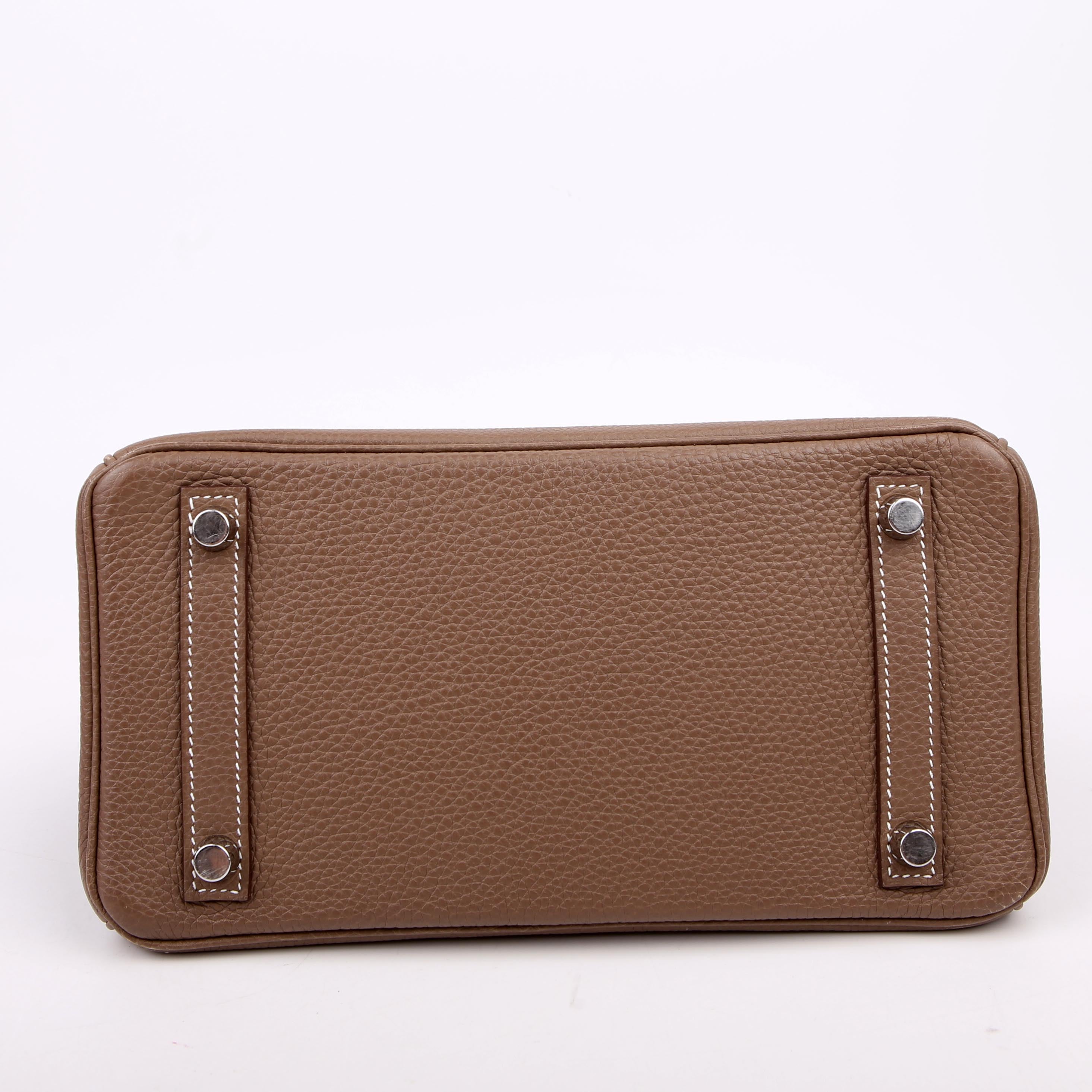 Hermes Birkin 25 Togo 2019 Etoupe/Palladium