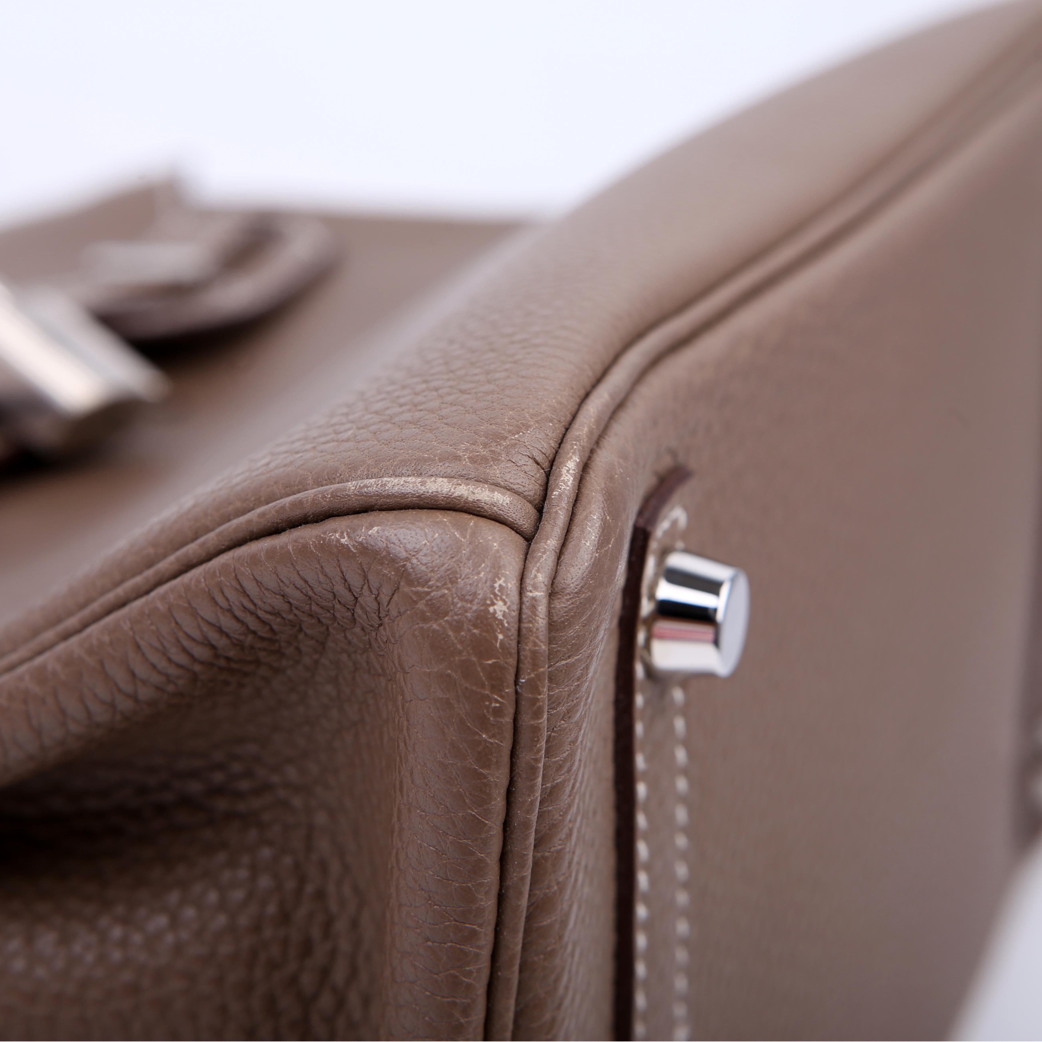 Hermes Birkin 25 Togo 2019 Etoupe/Palladium