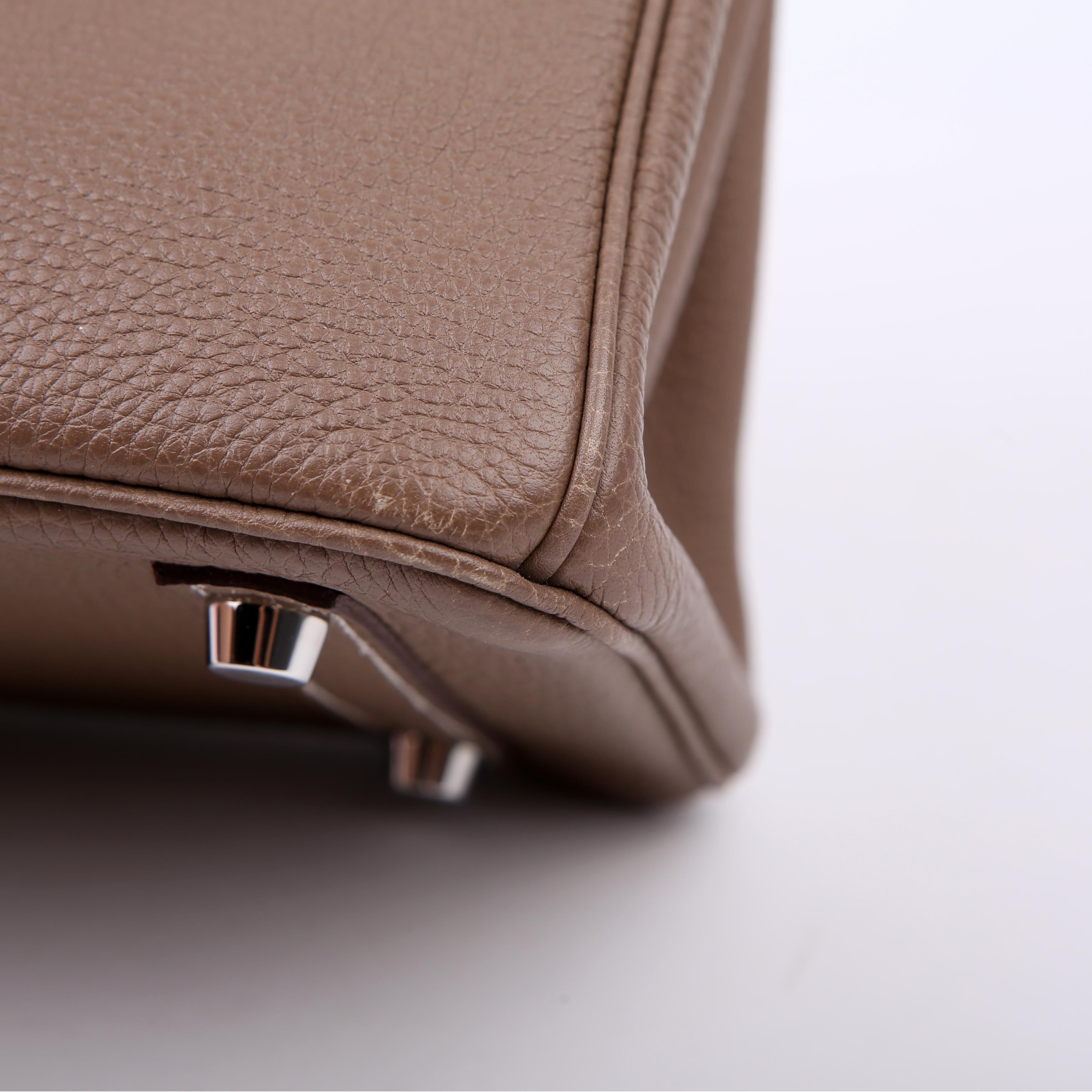 Hermes Birkin 25 Togo 2019 Etoupe/Palladium