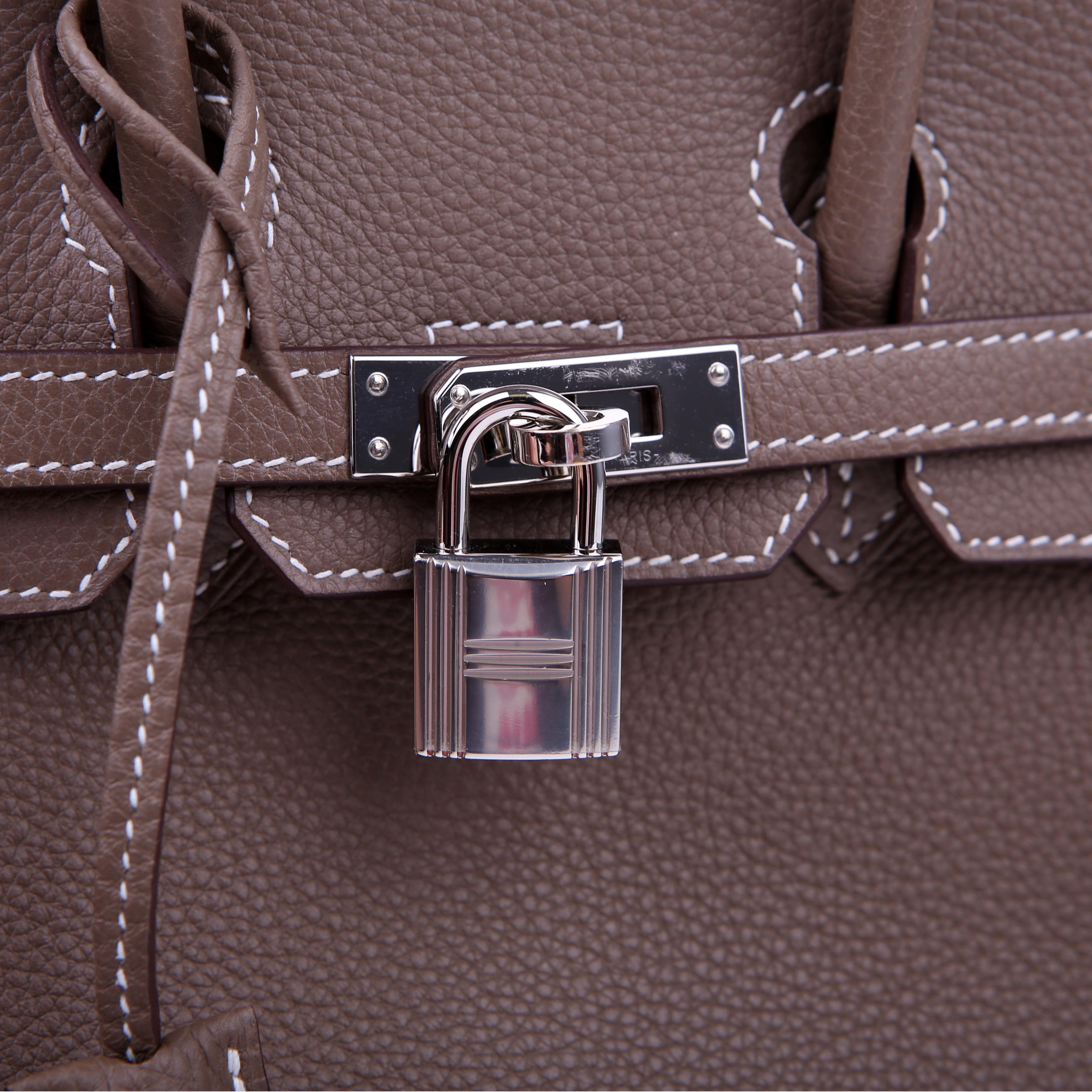 Hermes Birkin 25 Togo 2019 Etoupe/Palladium