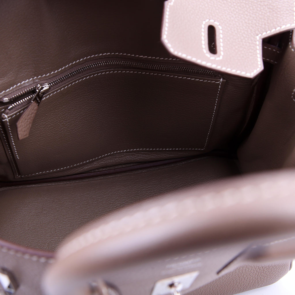 Hermes Birkin 25 Togo 2019 Etoupe/Palladium