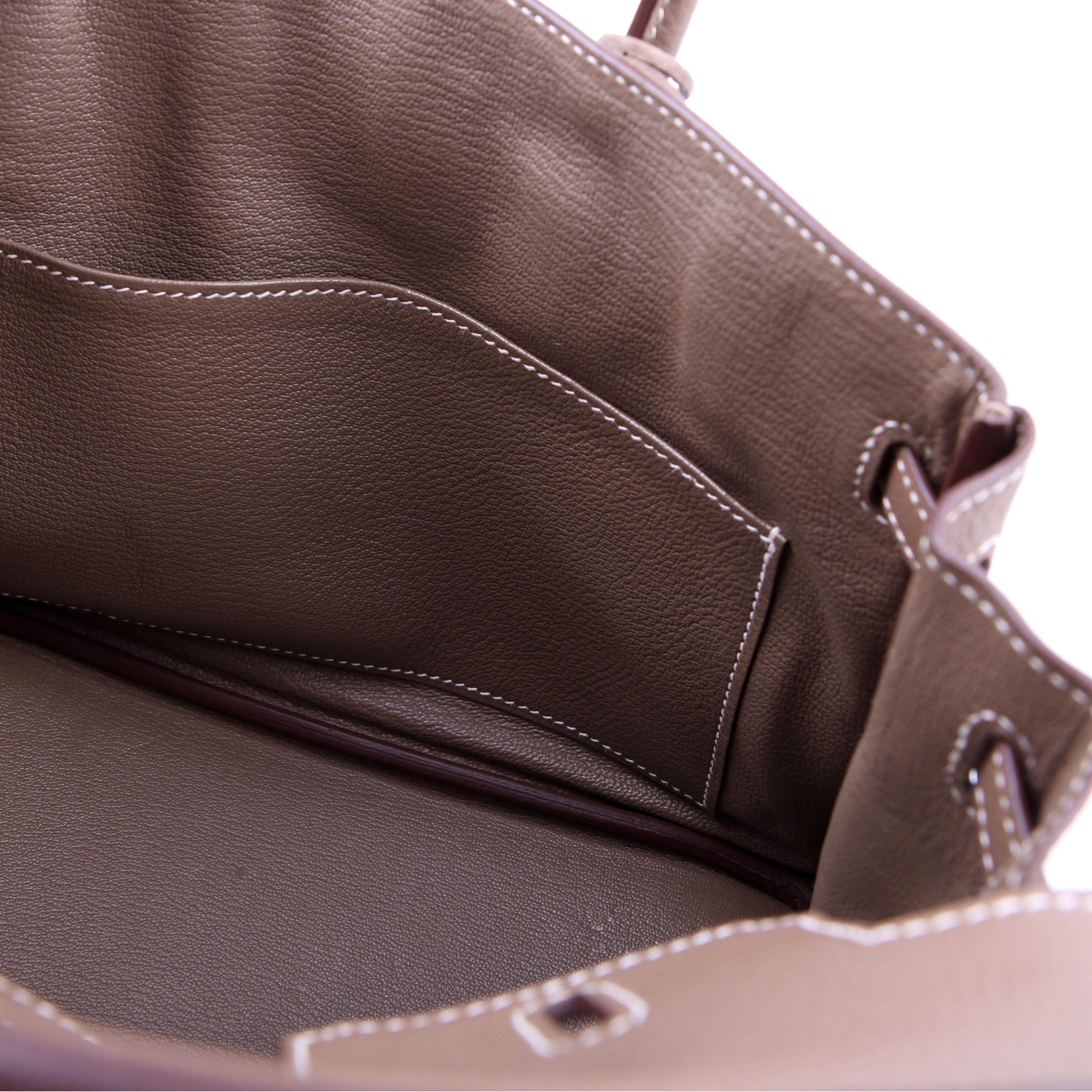 Hermes Birkin 25 Togo 2019 Etoupe/Palladium