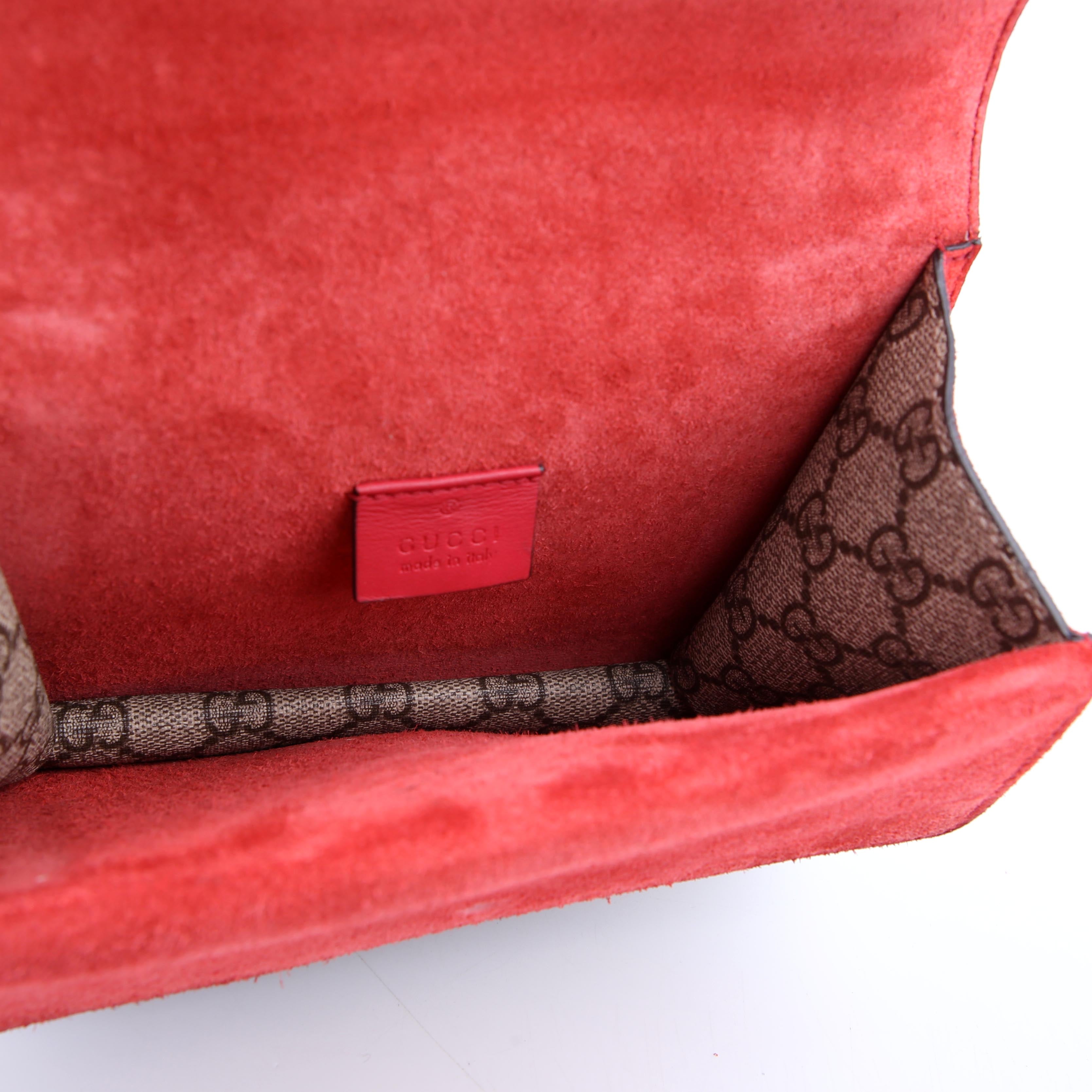 Gucci 421970 Dionysus GG Shoulder Mini Red