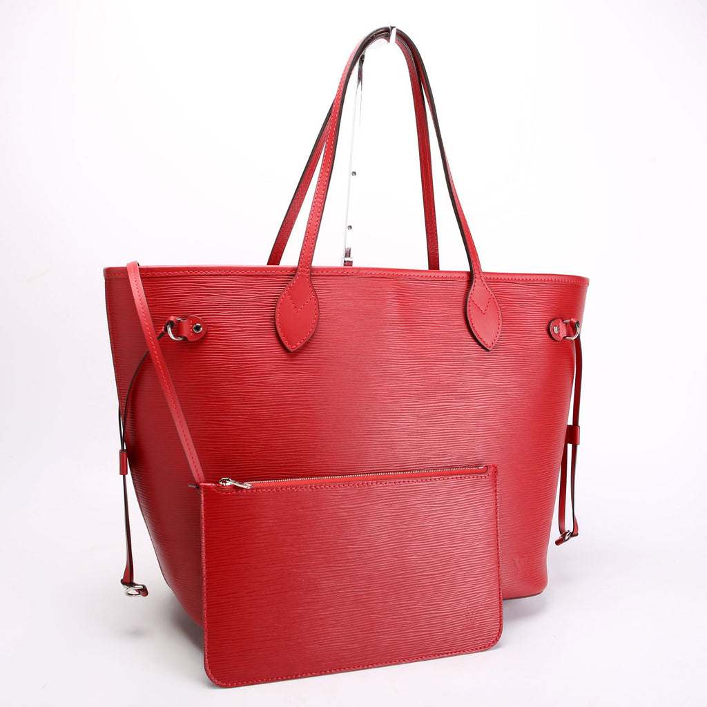 Neverfull With Wallet MM Epi Leather Red