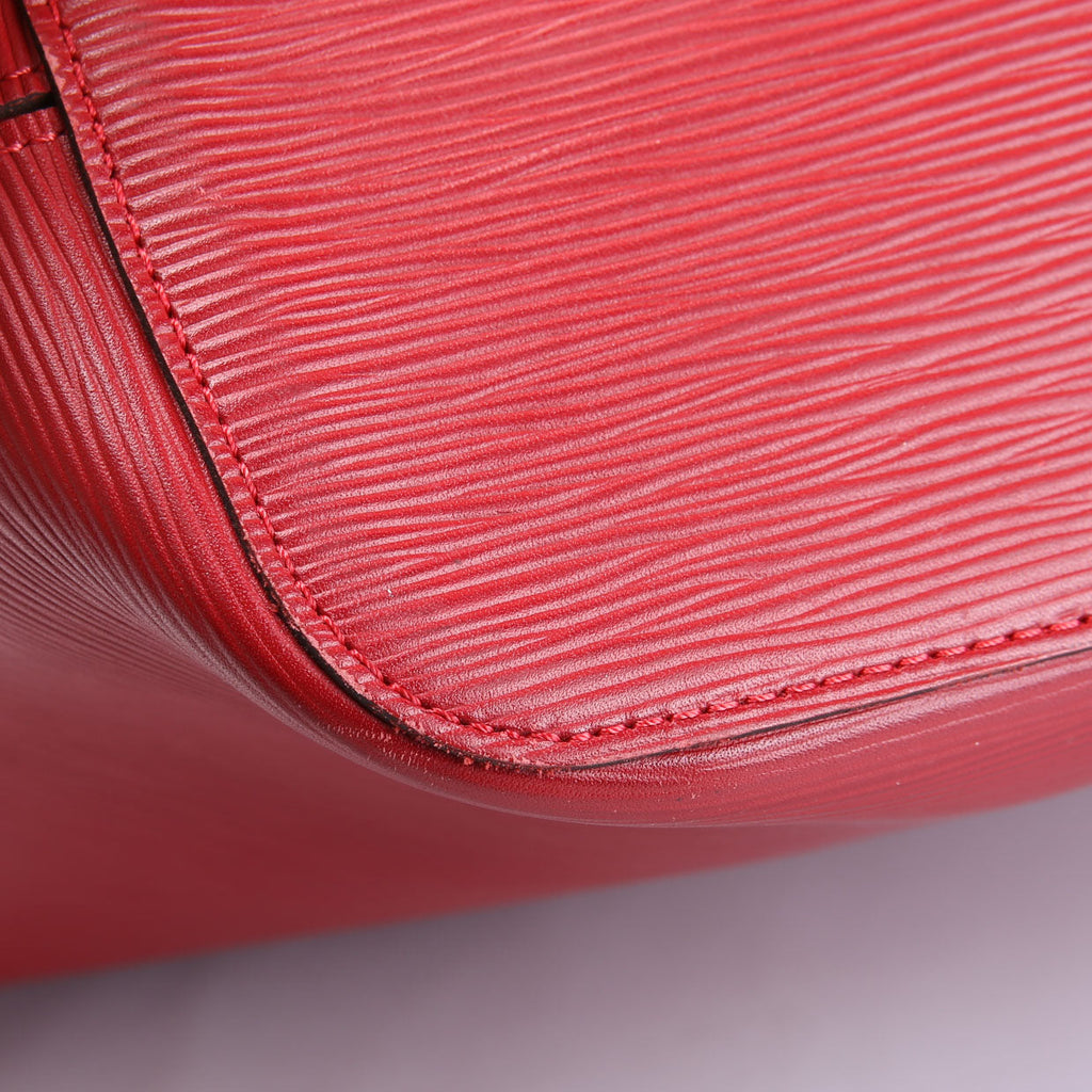Neverfull With Wallet MM Epi Leather Red