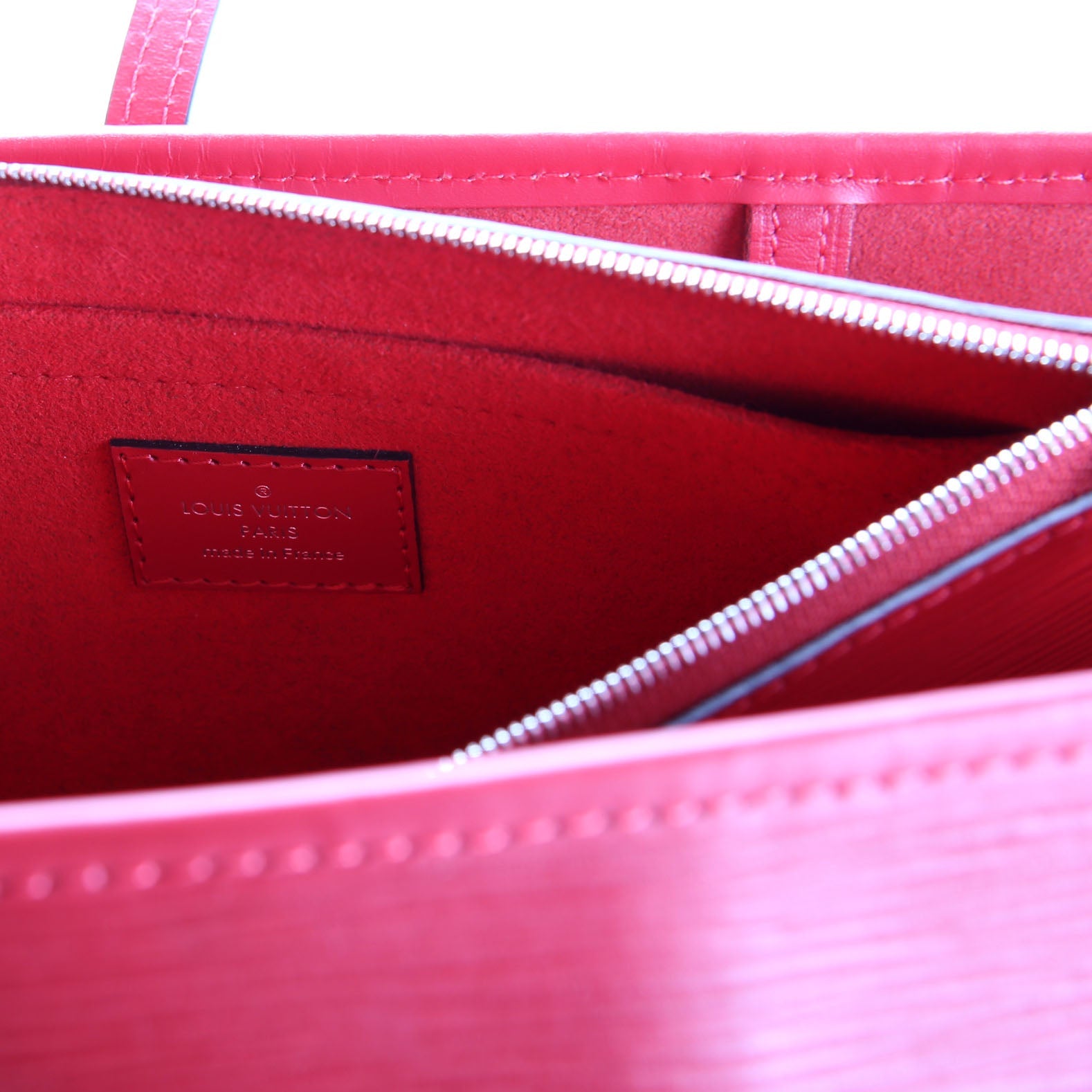 Neverfull With Wallet MM Epi Leather Red