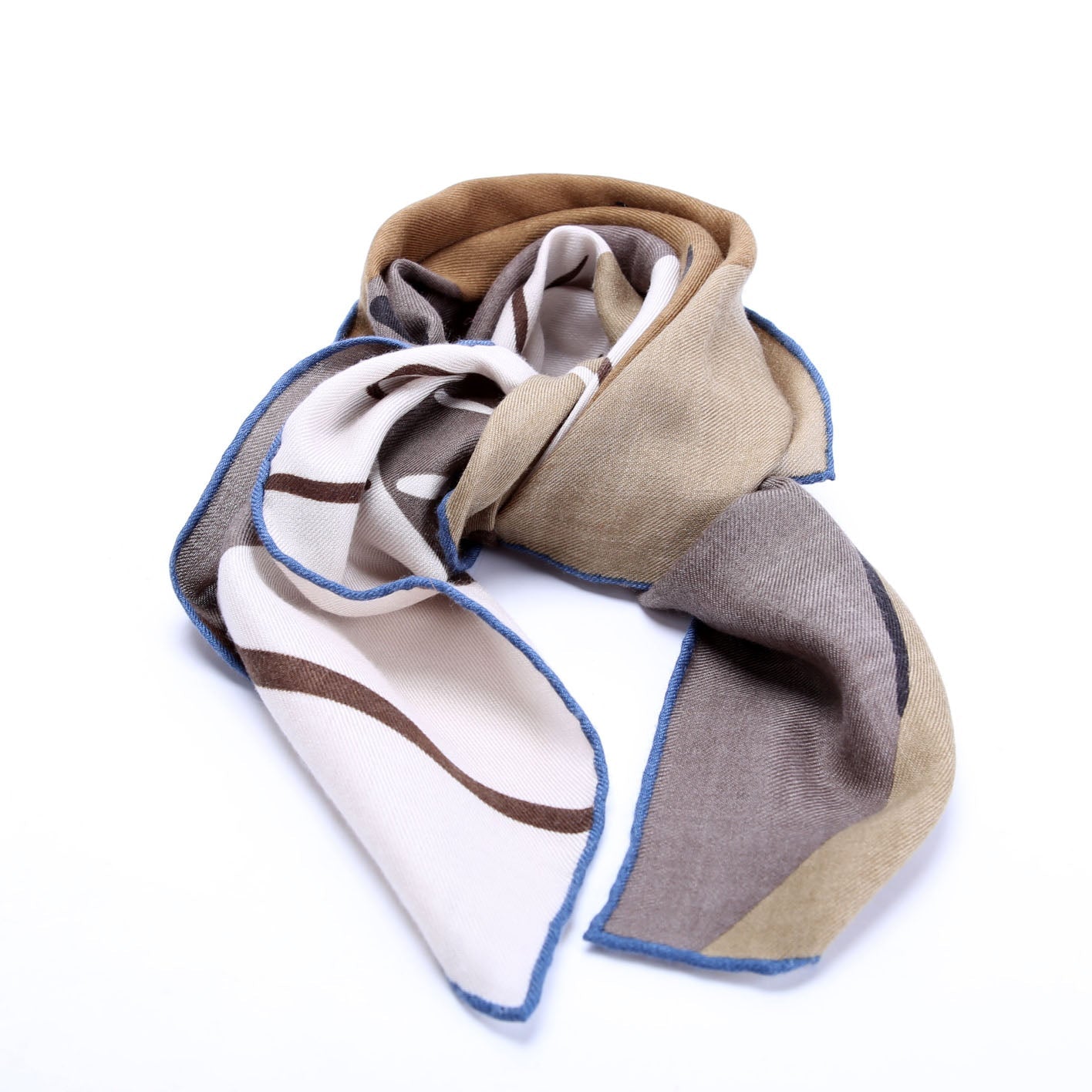 Waterfoal 65 Cashmere Scarf Brown/Multicolor