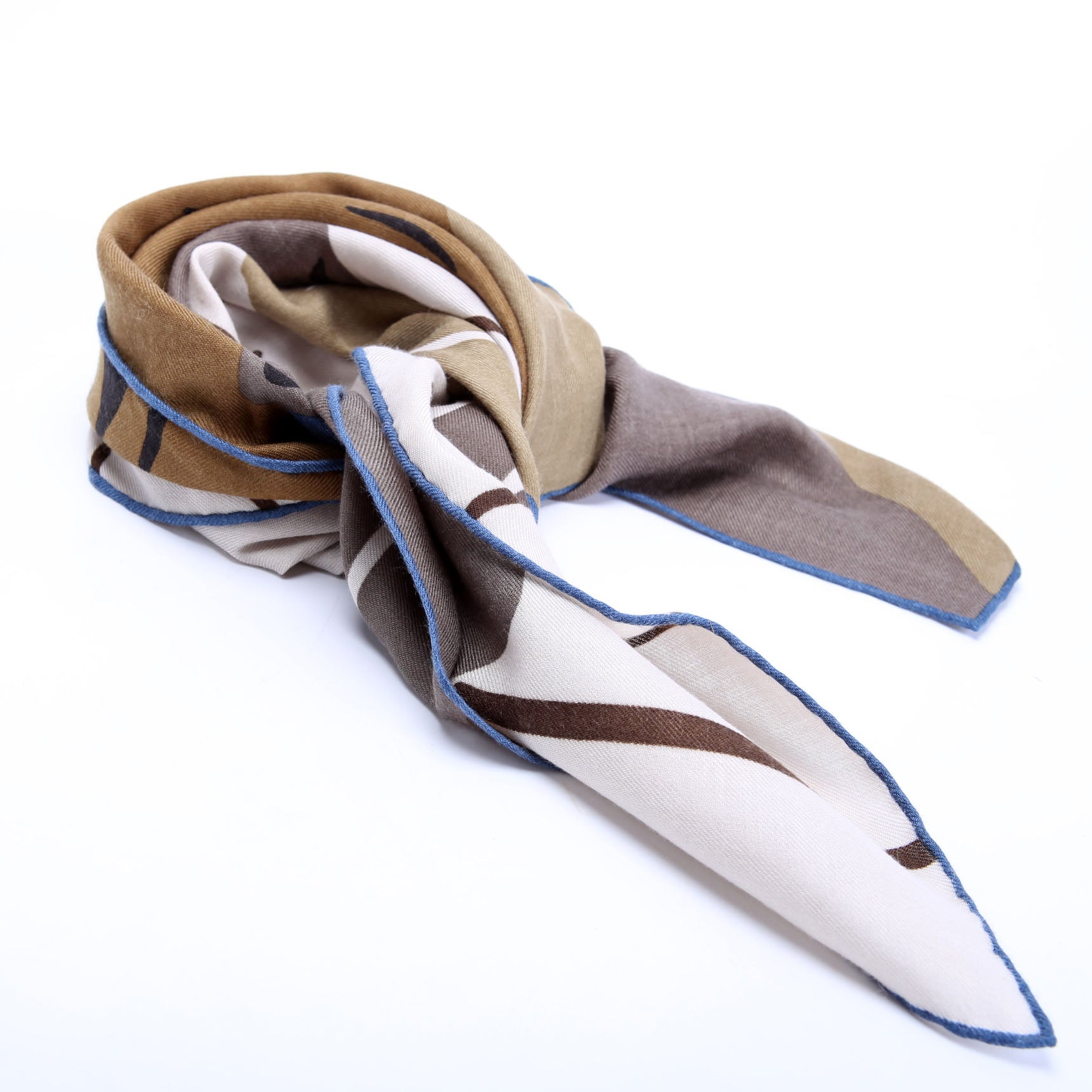 Waterfoal 65 Cashmere Scarf Brown/Multicolor