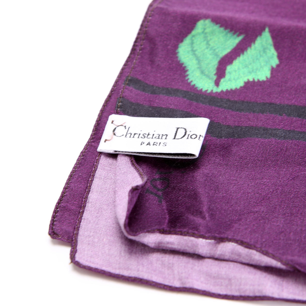 Adiorable 69 Square Silk Cotton 55CM Scarf Purple/Multicolor