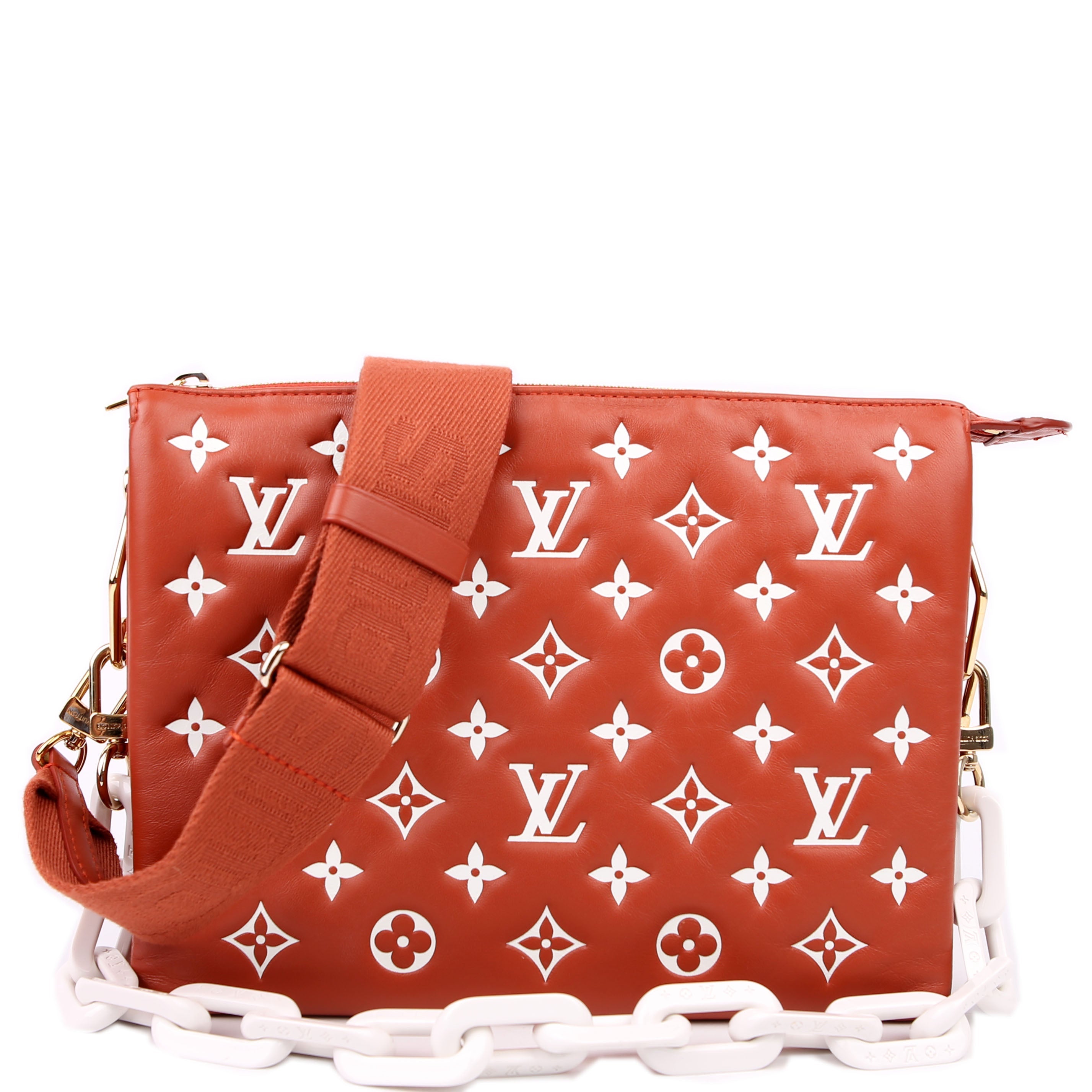 Coussin PM Lambskin Terracotta