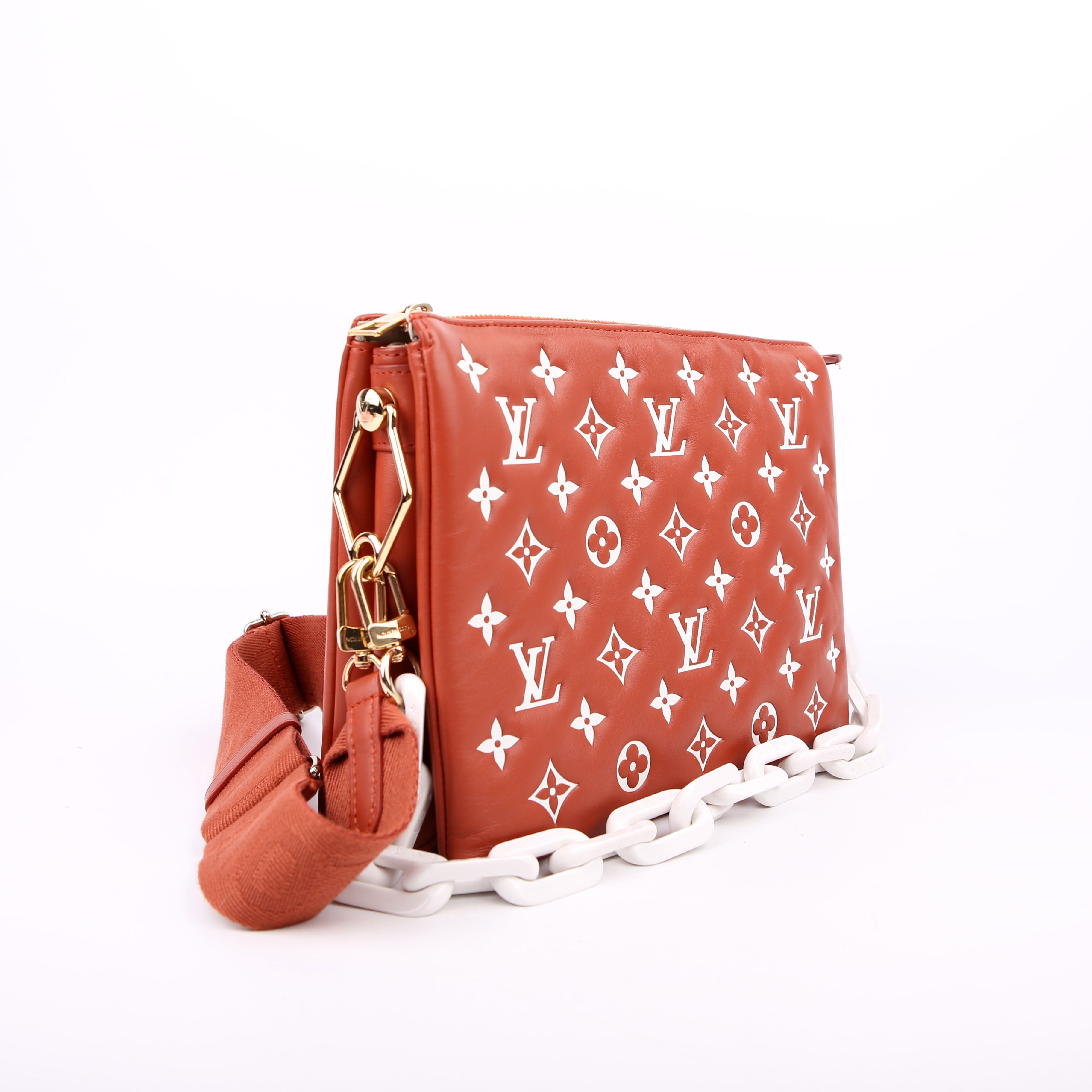 Coussin PM Lambskin Terracotta